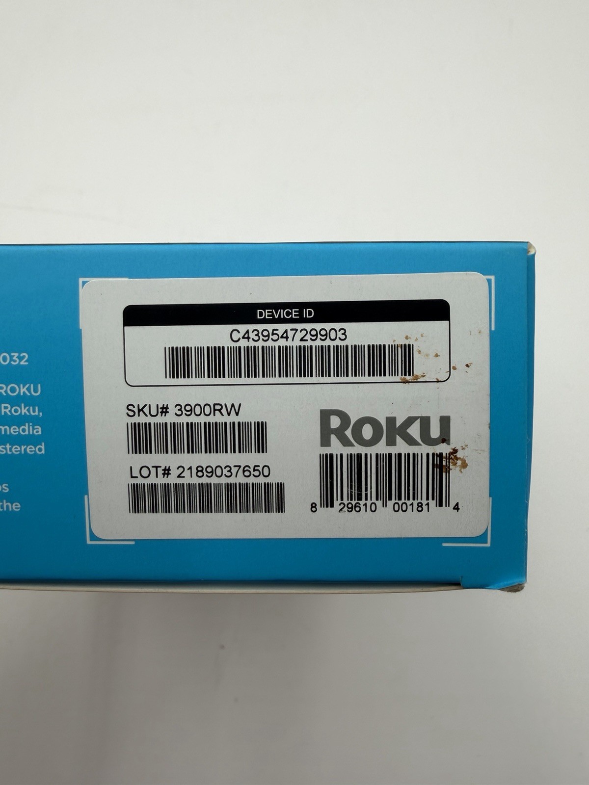 Roku Express HD Streaming Media Player 3900RW – Open Box – Complete