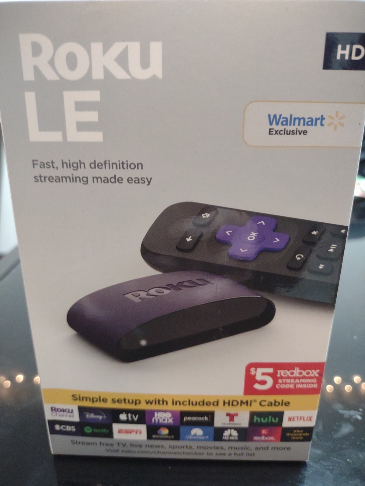Roku LE HD Streaming Media Player High Speed HDMI Cable & Remote (3930S4) – NEW™