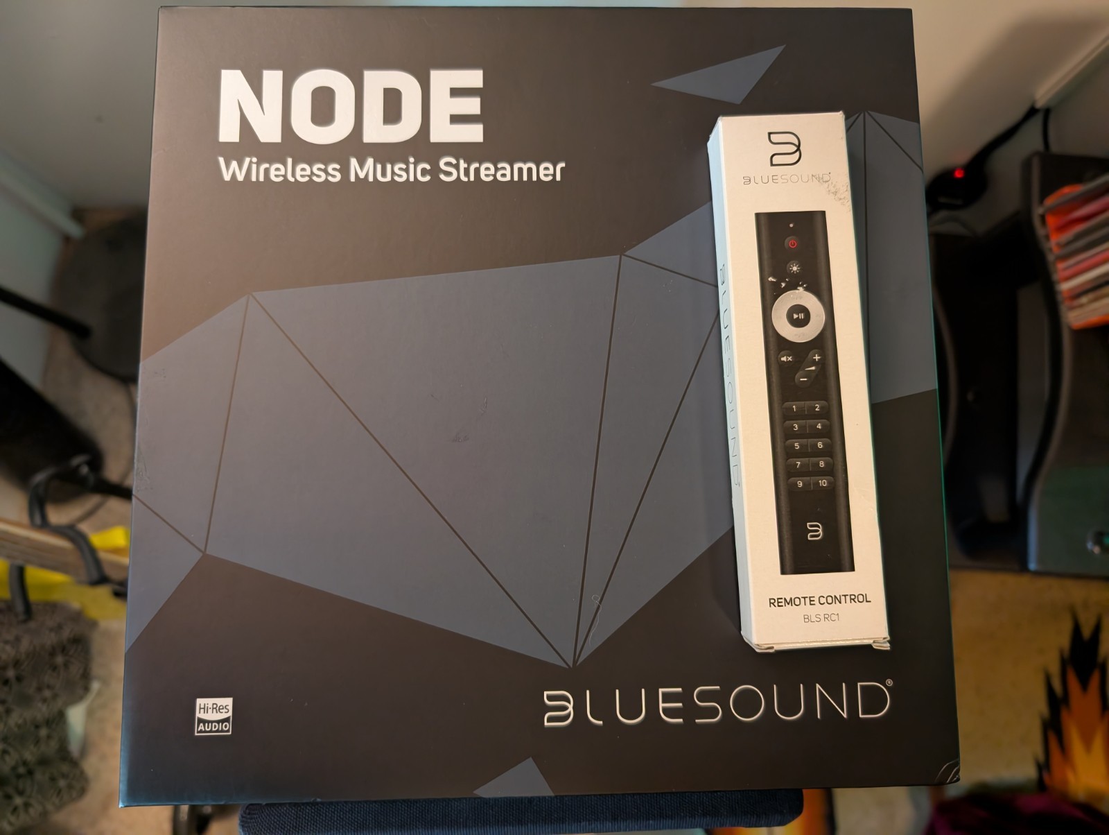 Bluesound Node N130 Wireless Music Streamer W/ Remote – Gen 3 – Black