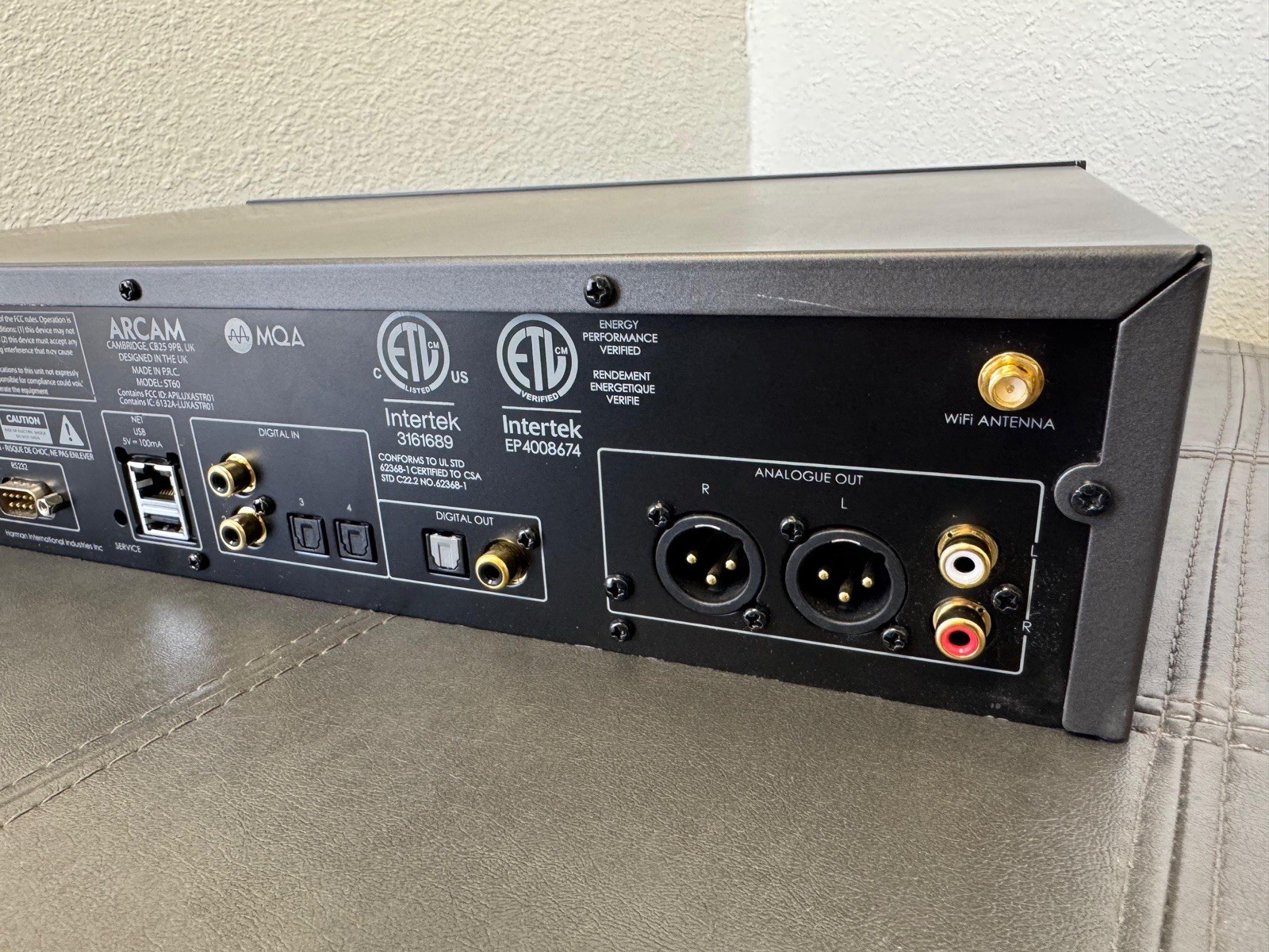 Arcam ST60 Network Audio Streamer DAC Ethernet Works | Wi-Fi Issue | No Remote