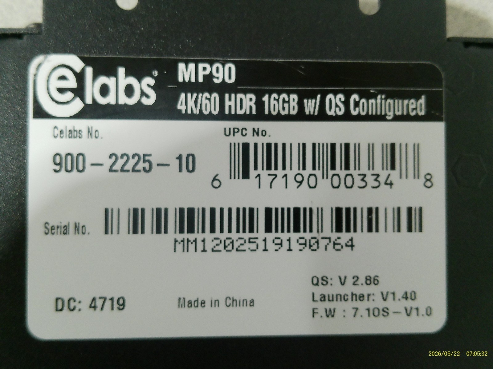 CE Labs, 4K Pro MP90R, Commercial Grade IPTV Media Player