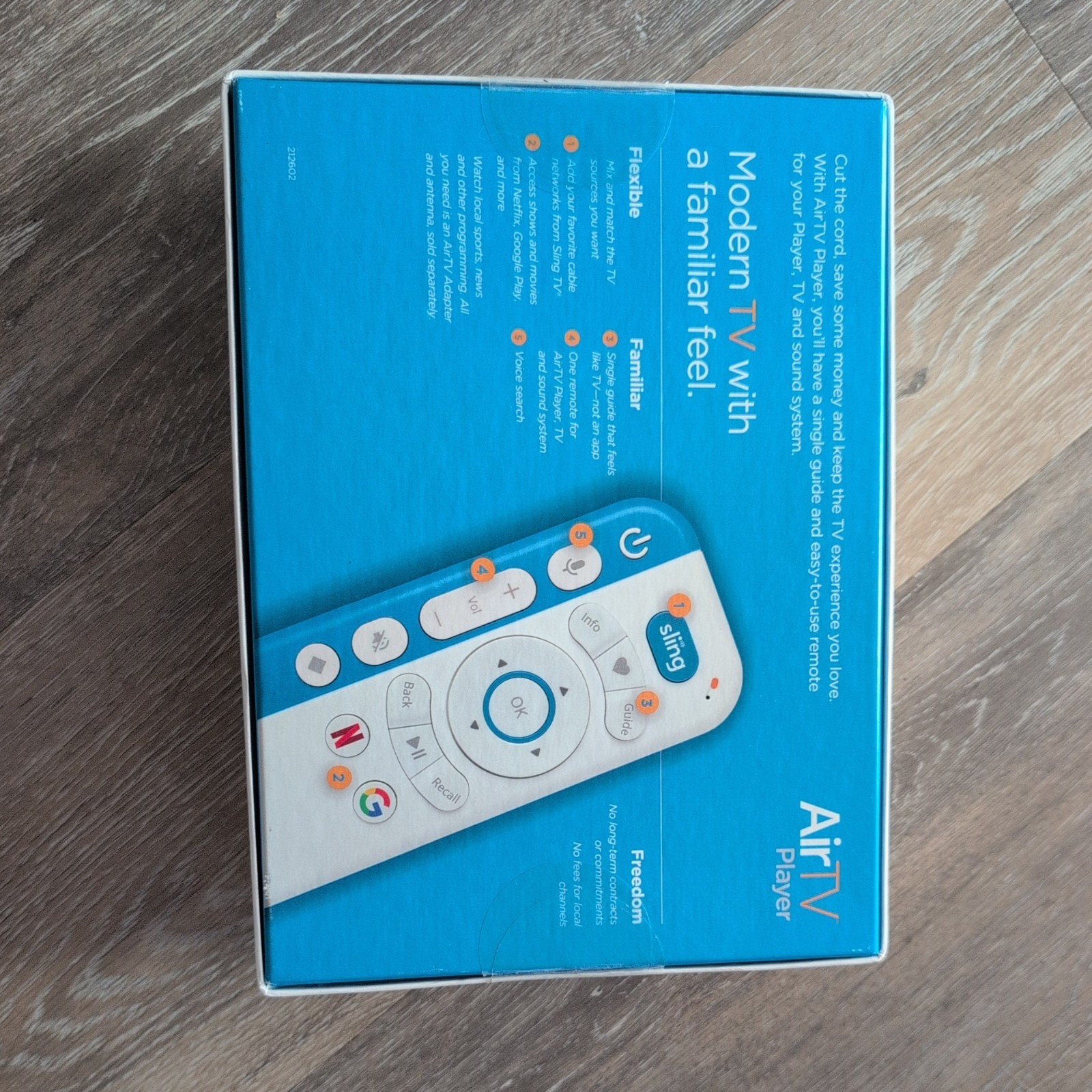 AirTV Player New In Box , Google Play, Netflix, Sling, Streaming Device