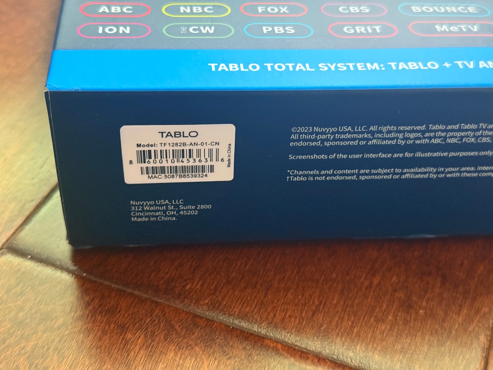 TABLO TV 2-Tuners 50hrs DVR Storage With Antenna TF1282B