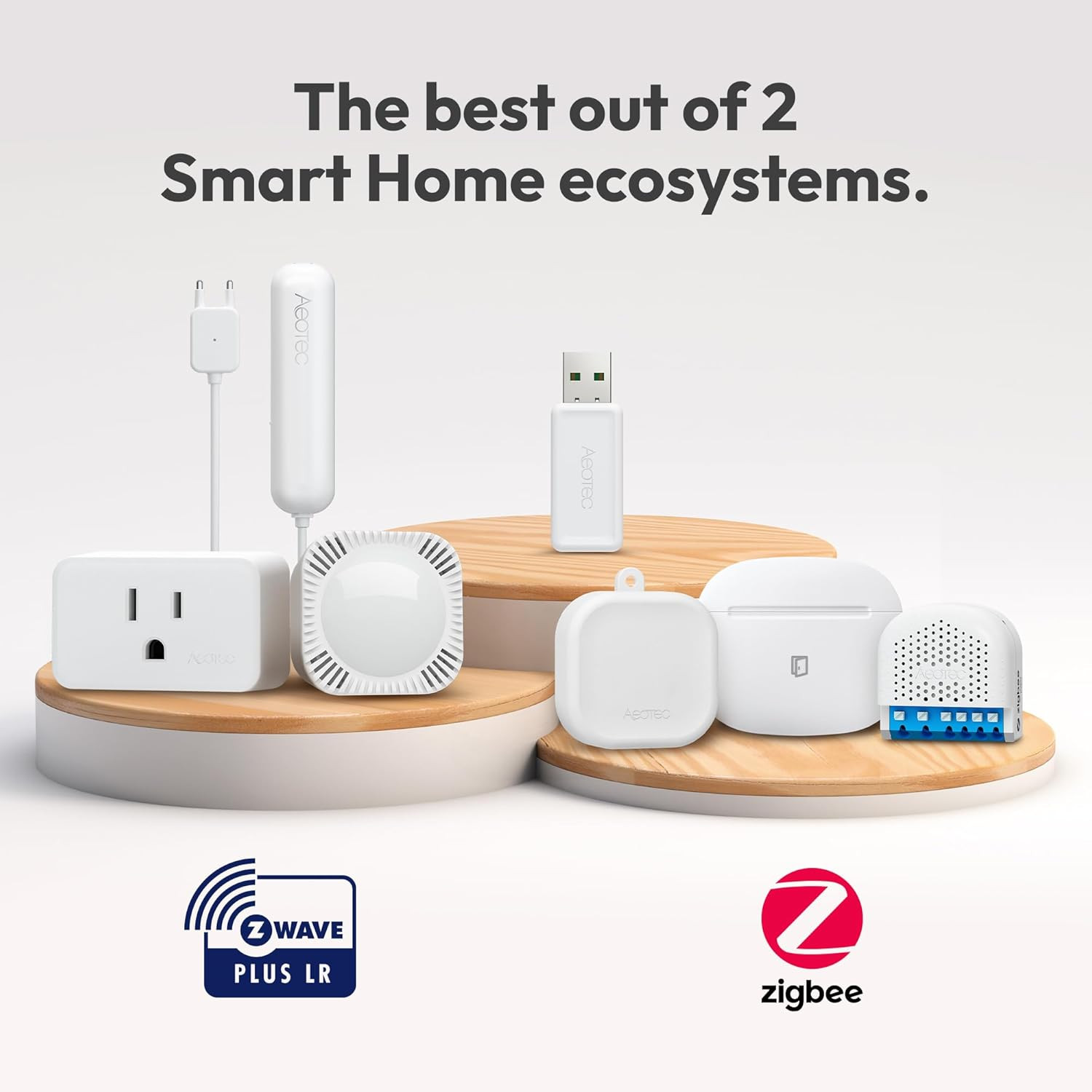 Z-Stick 10 Pro – Zigbee 3.0 & Z-Wave 800 Series USB Adapter – Works with Homeass