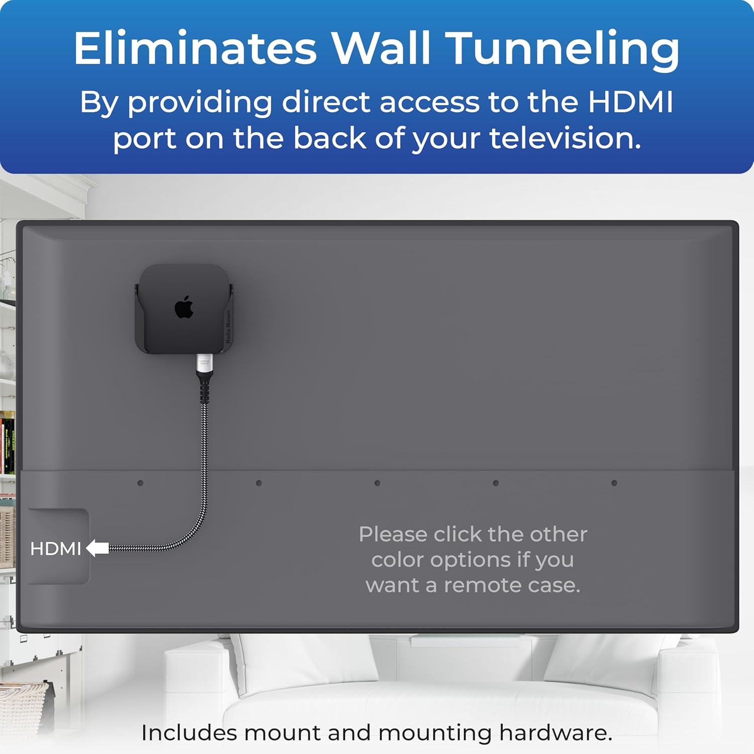 Mount for Apple TV – Compatible with All Apple TV Generations (Including All 4K