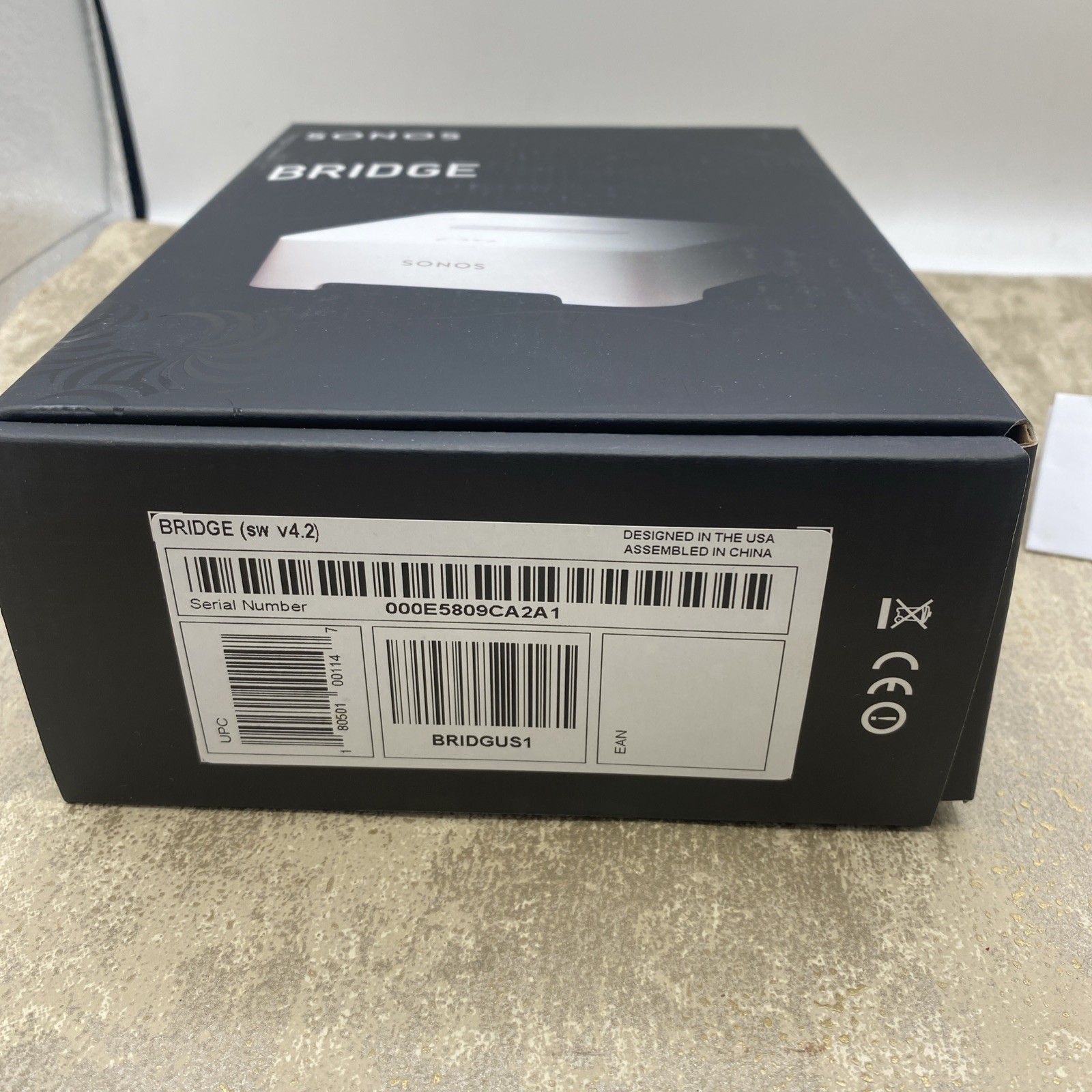 Sonos Bridge Wireless Network SW v4.2 BRIDGUS1 – White New In Box