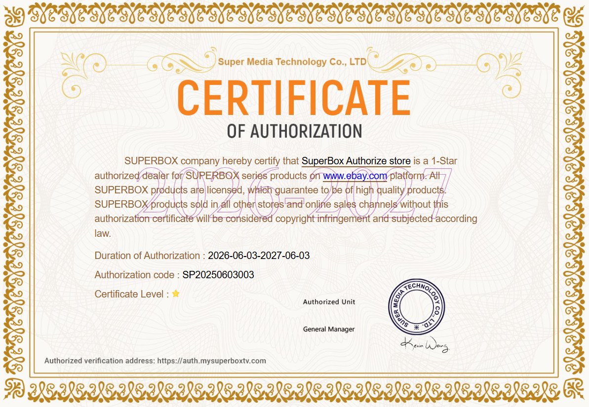 SuperBox S6 Pro BOX – Authorized Distributor – Quality Assured Ship on Same Day