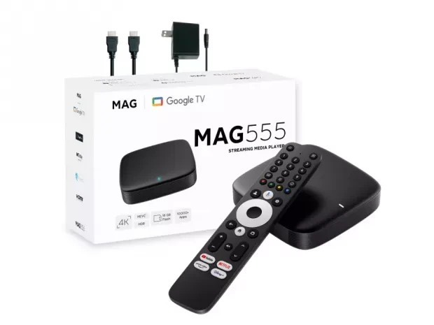 Brand New Mag 555 4K Google TV BT Dual-Band Wireless 2.4g/5g Android TV Box