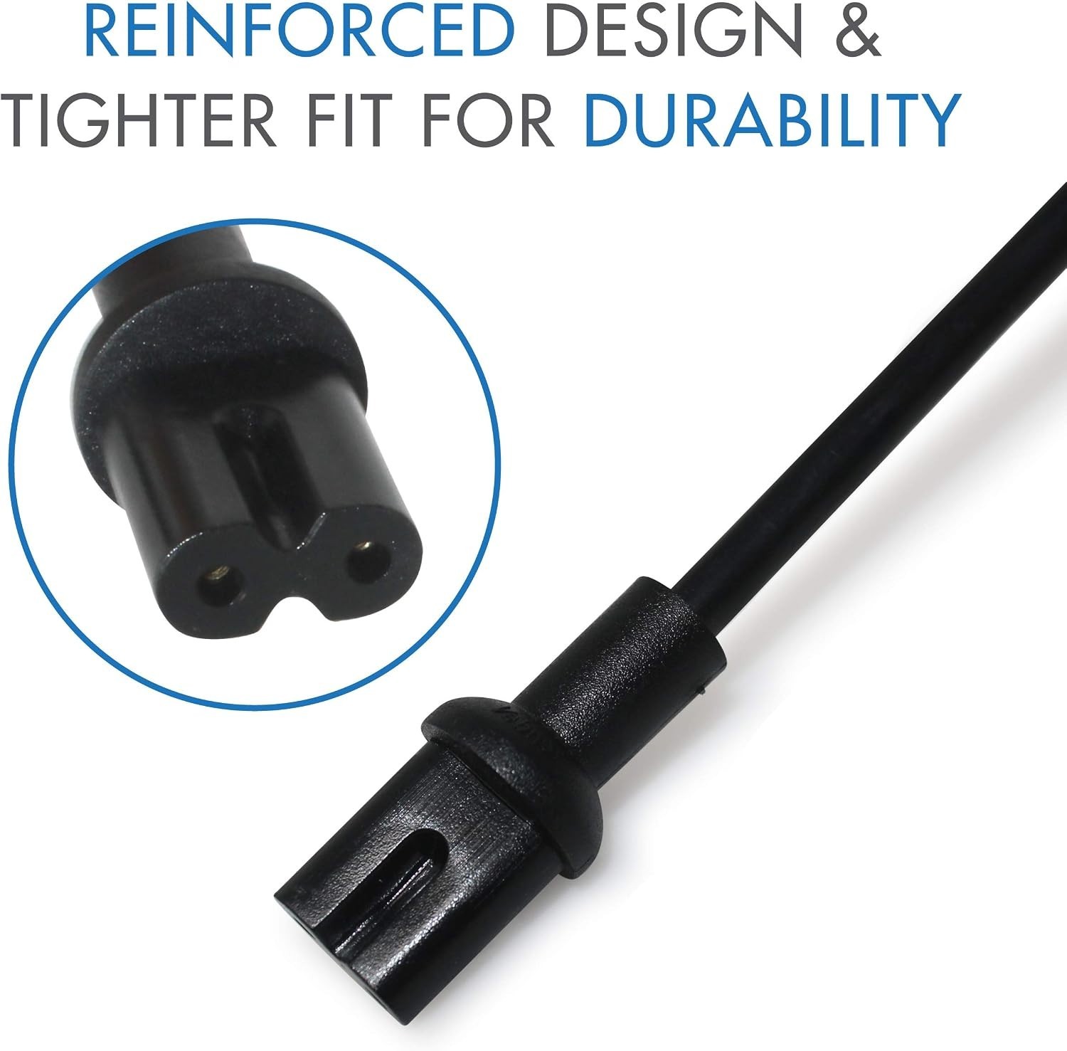Elegant 12-Foot Power Cord for Sonos Devices – Compatible & Durable Black Cable