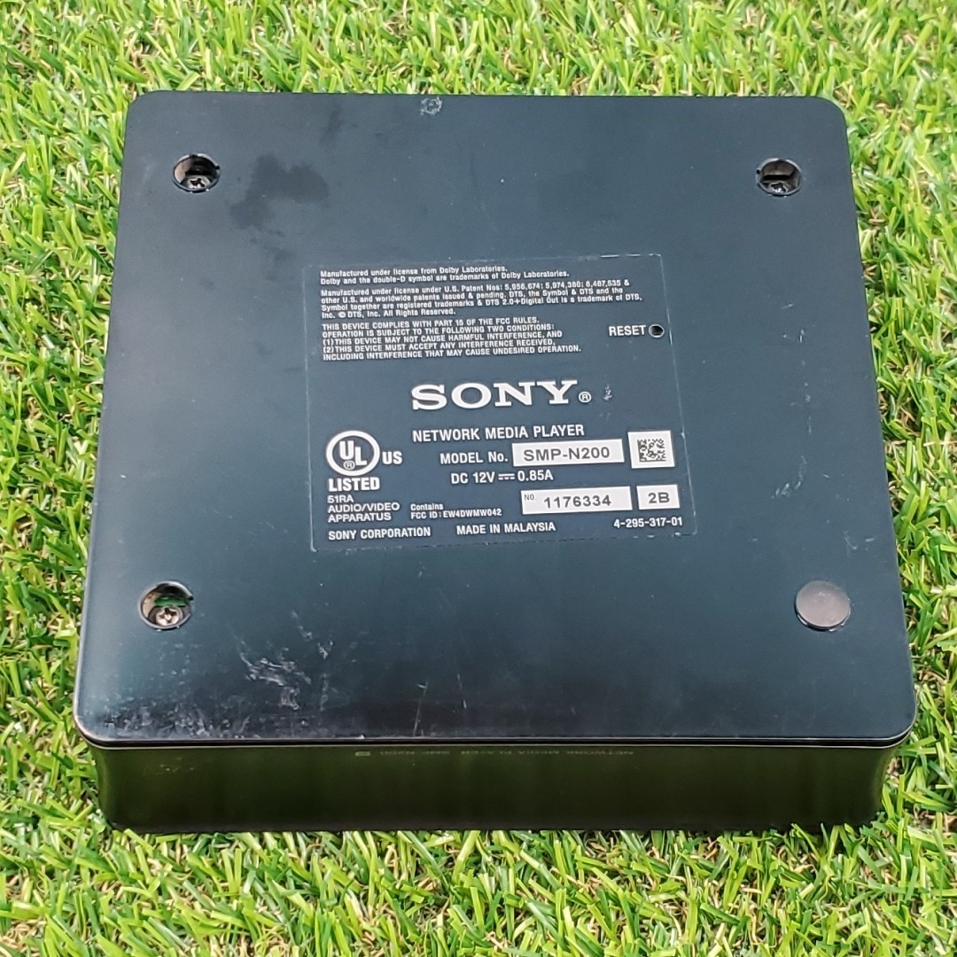 (Works) Sony SMP-N200 Network Media Player, Remote HEAVILY SCRATCHED