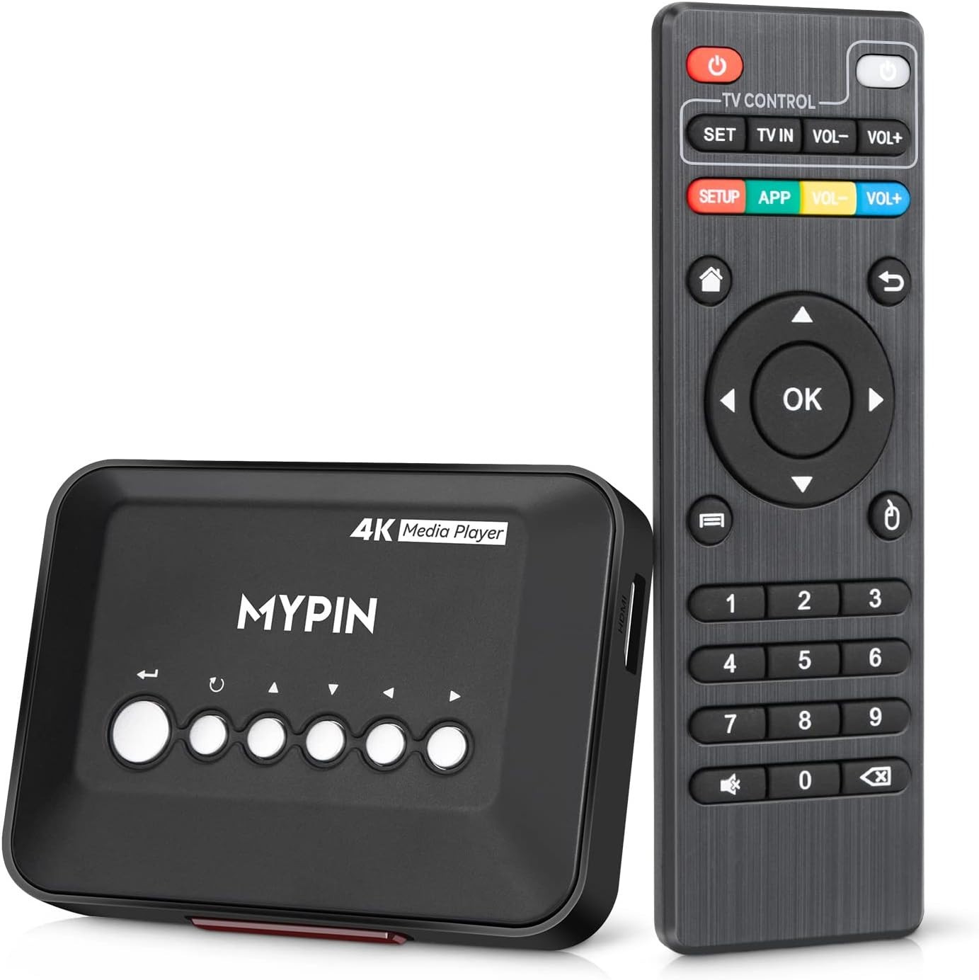 4K@30hz HDMI TV Media Player HDMI/AV Output Digital MP4 Player for 14TB HDD