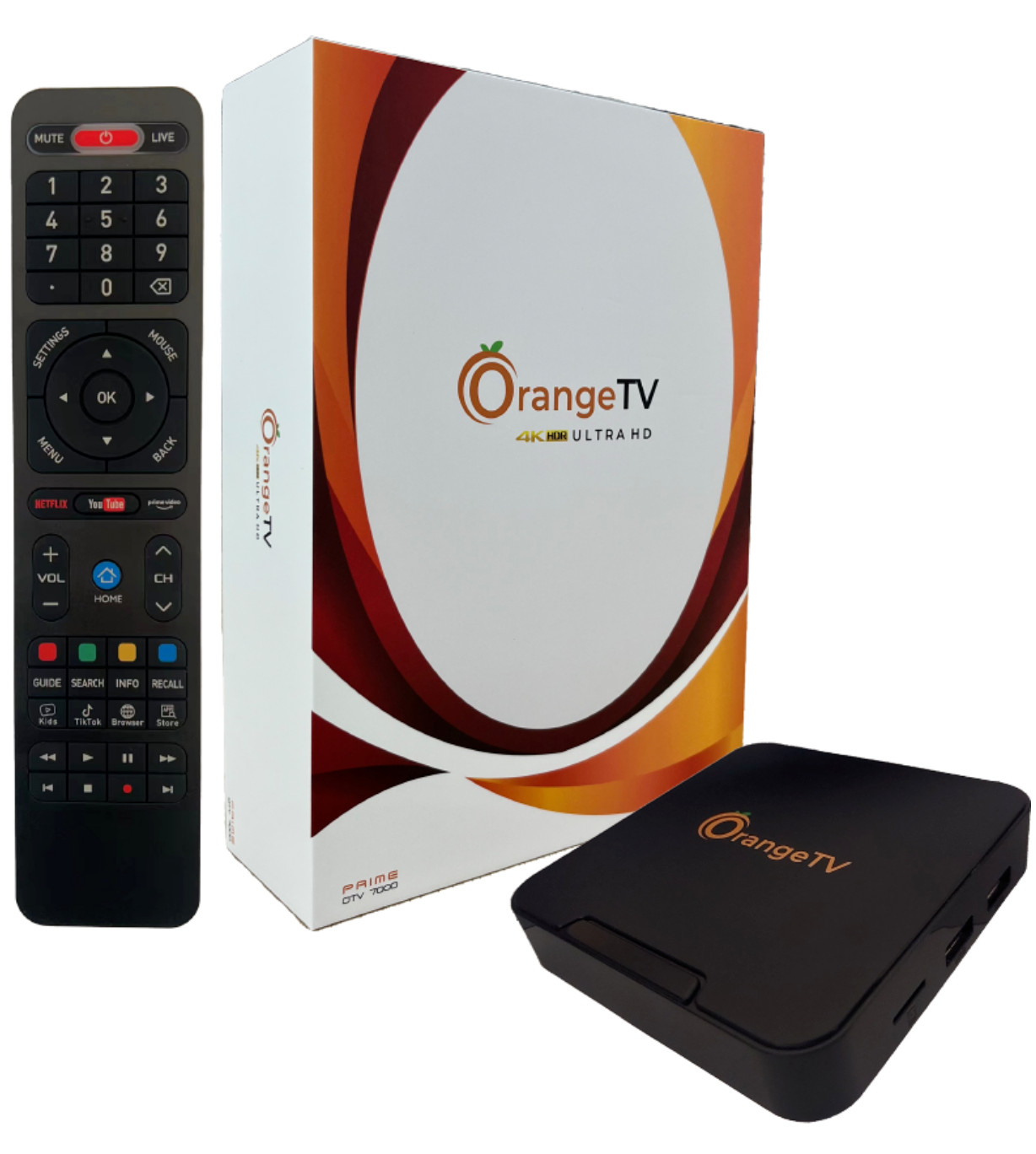 Orange TV 7000 Android 11.0 4K Ultra HD Media Player – 4GB RAM 16GB Storage New