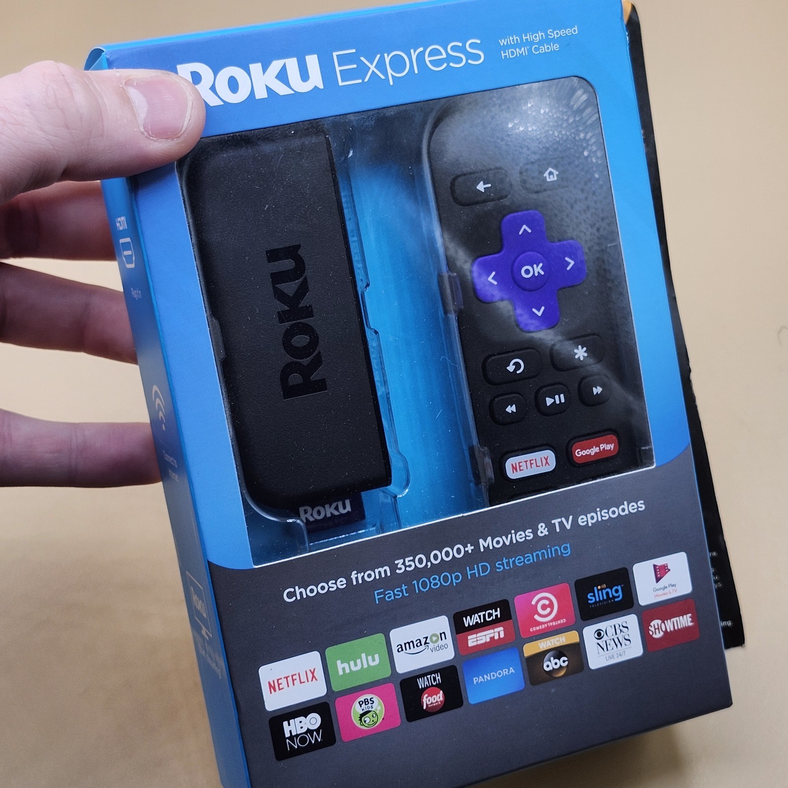 Roku Express 3900x Digital Media Streamer w/ Remote & Power Cord 1080P