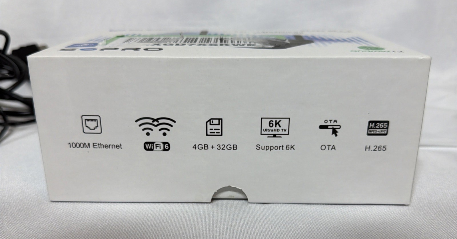 SuperBox S6 Pro Android 12 TV Box WiFi 6 4GB/32GB Complete Tested & Reset