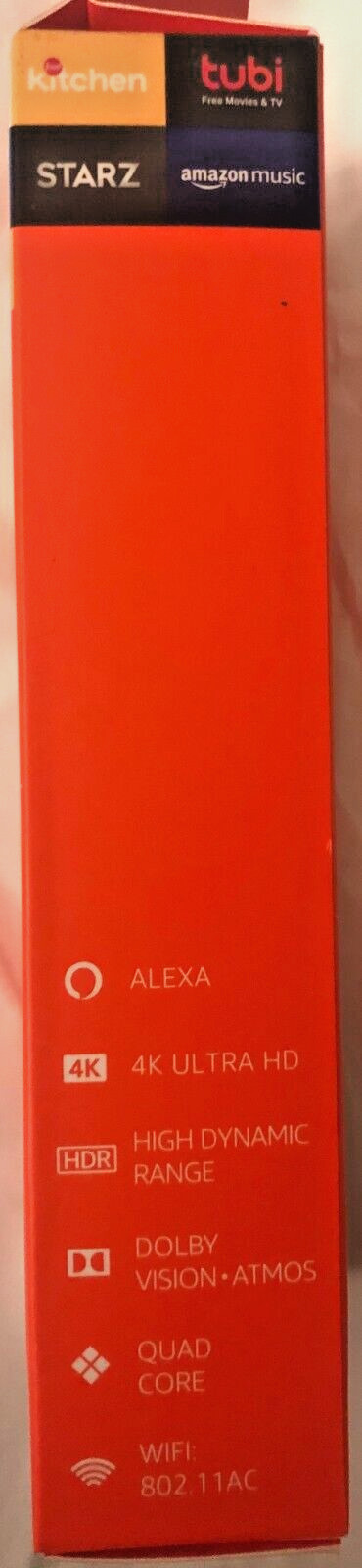 AMAZON FIRE TV STICK HDR/4K STREAMING DEVICE w/ALEXA VOICE REMOTE ~FREE SHIPPING