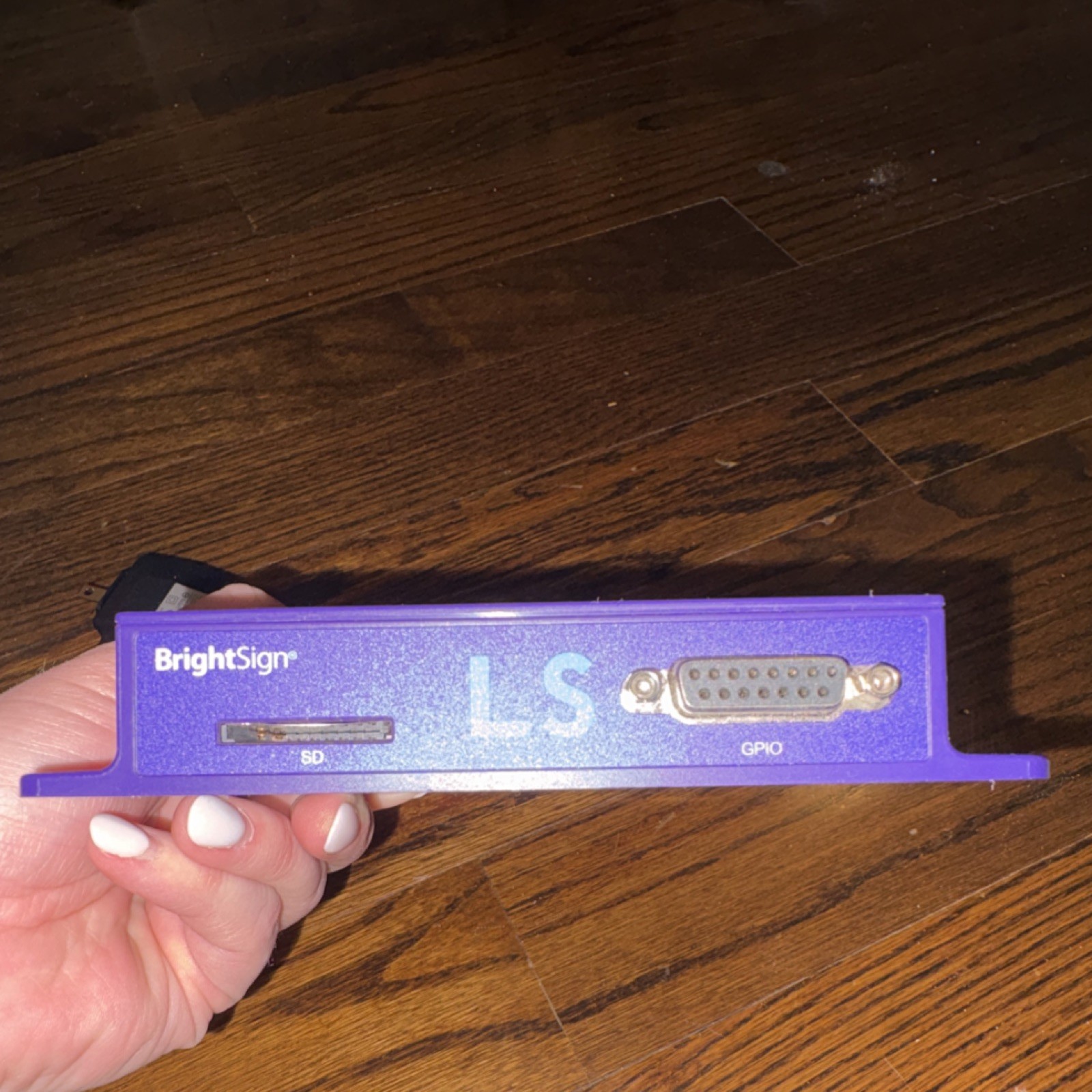 BrightSign LS422 Media Player Purple SD Card Slot HDMI Ethernet S/PDIF Audio