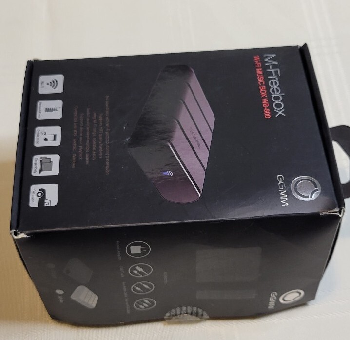 GGMM M-Freebox WB-800 Wi-Fi Wireless Hi-Fi Audio Music Receiver/Adapter