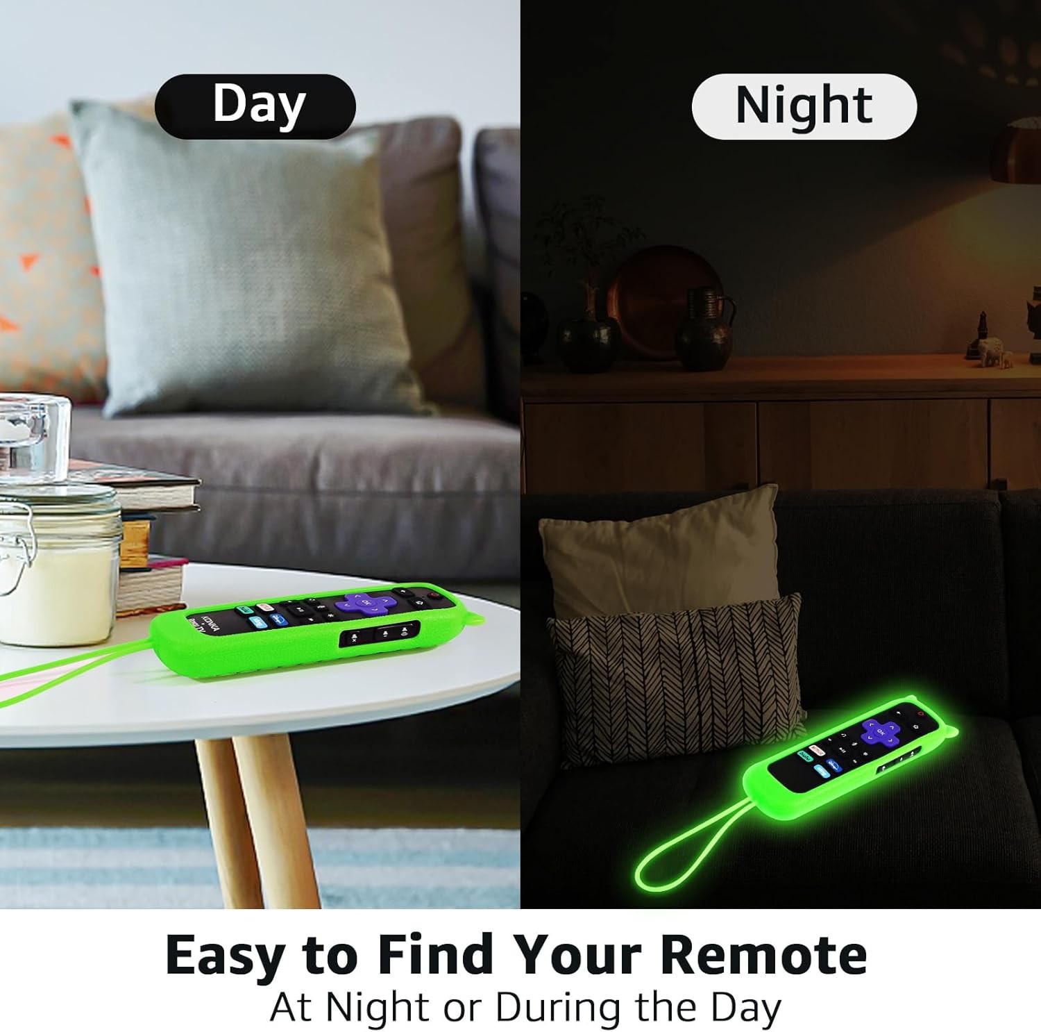 2 Pack Cover for Roku Remote, Case for Hisense/TCL Roku TV Steaming