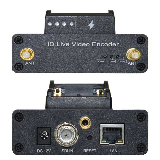 HEVC H.265 SDI SRT RTMPS RTSP VLC Video Encoder Live stream Wifi Transmitter 5G