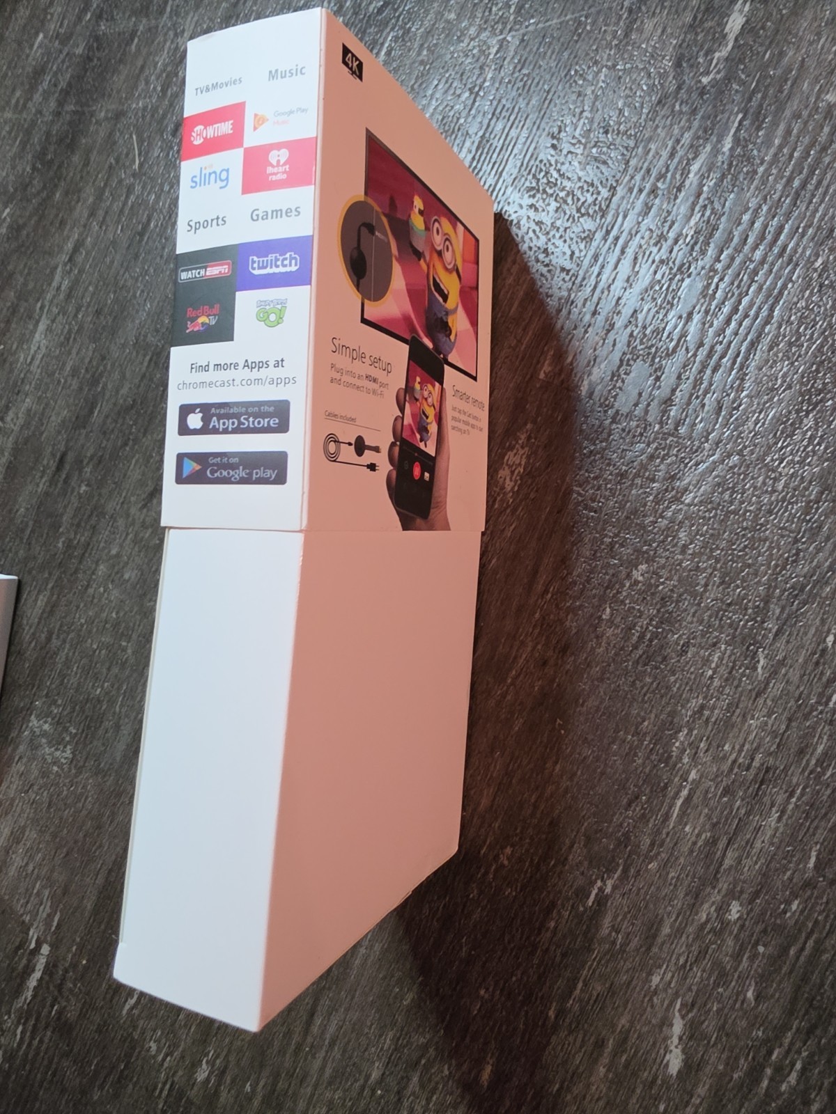 New Chromecast 2nd Gen HDMI TV Streaming Device Google 1080P HD