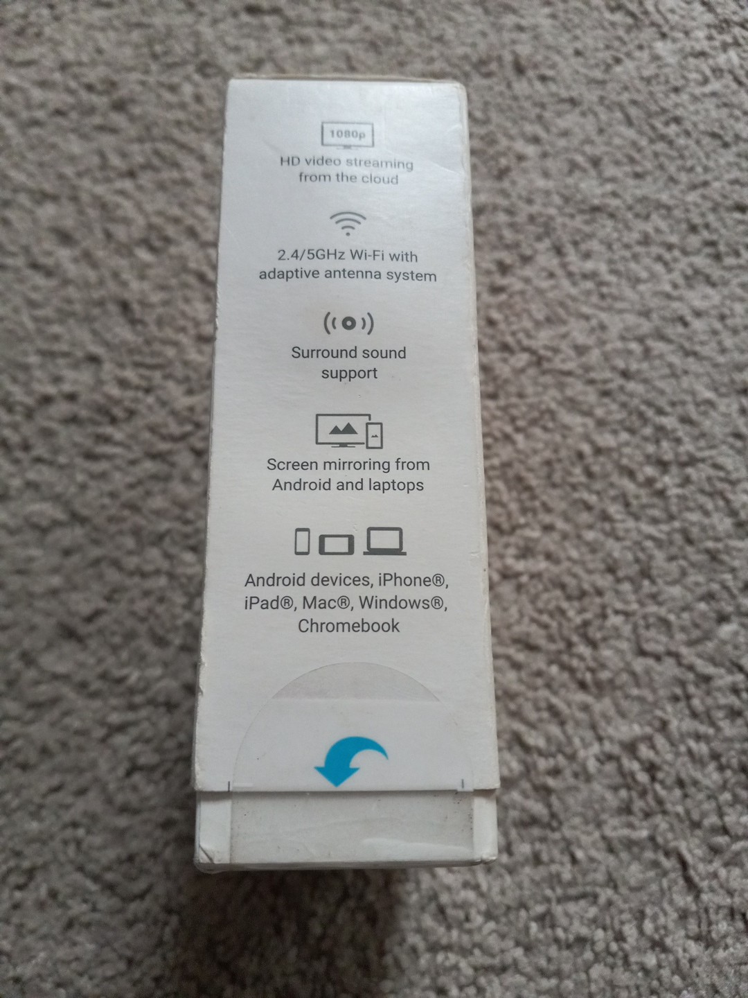 Google Chromecast HD Media Streamer GA3A00093-A14-Z01