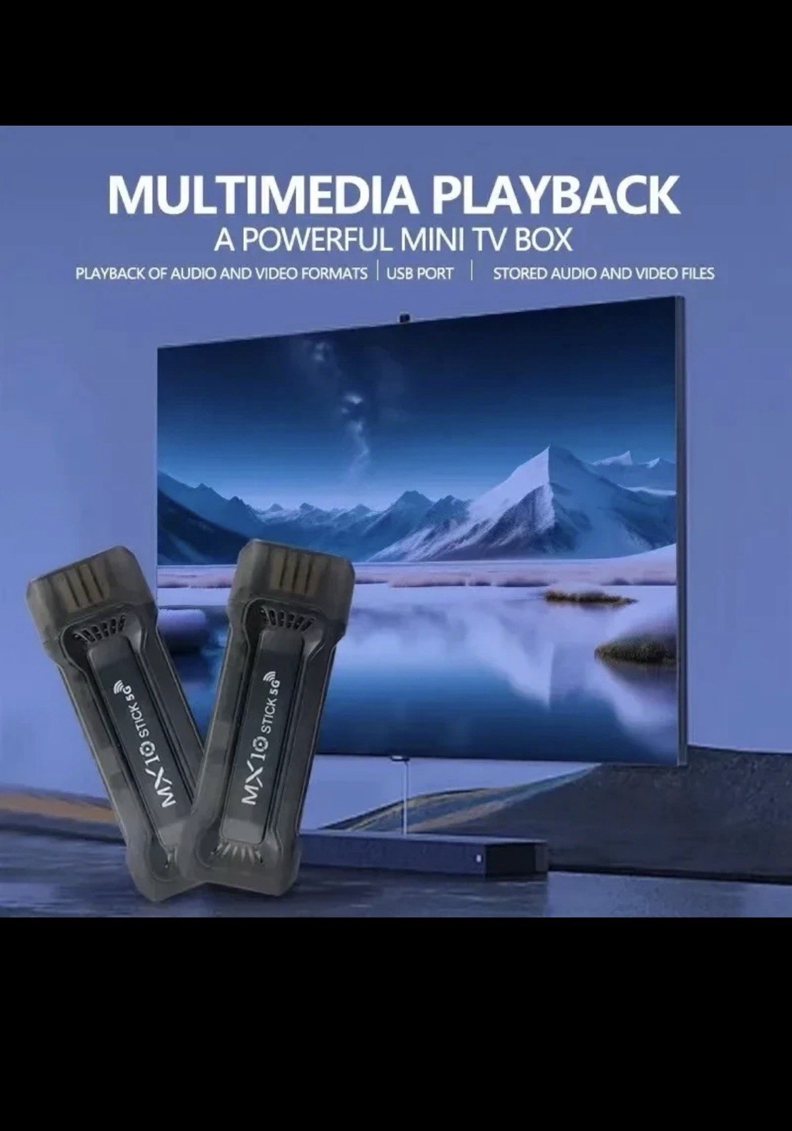 Mini TV Stick 2.4G 5G Dual Wifi Android 11 OS HDR Set Top 4K 1080P Smart TV Sti