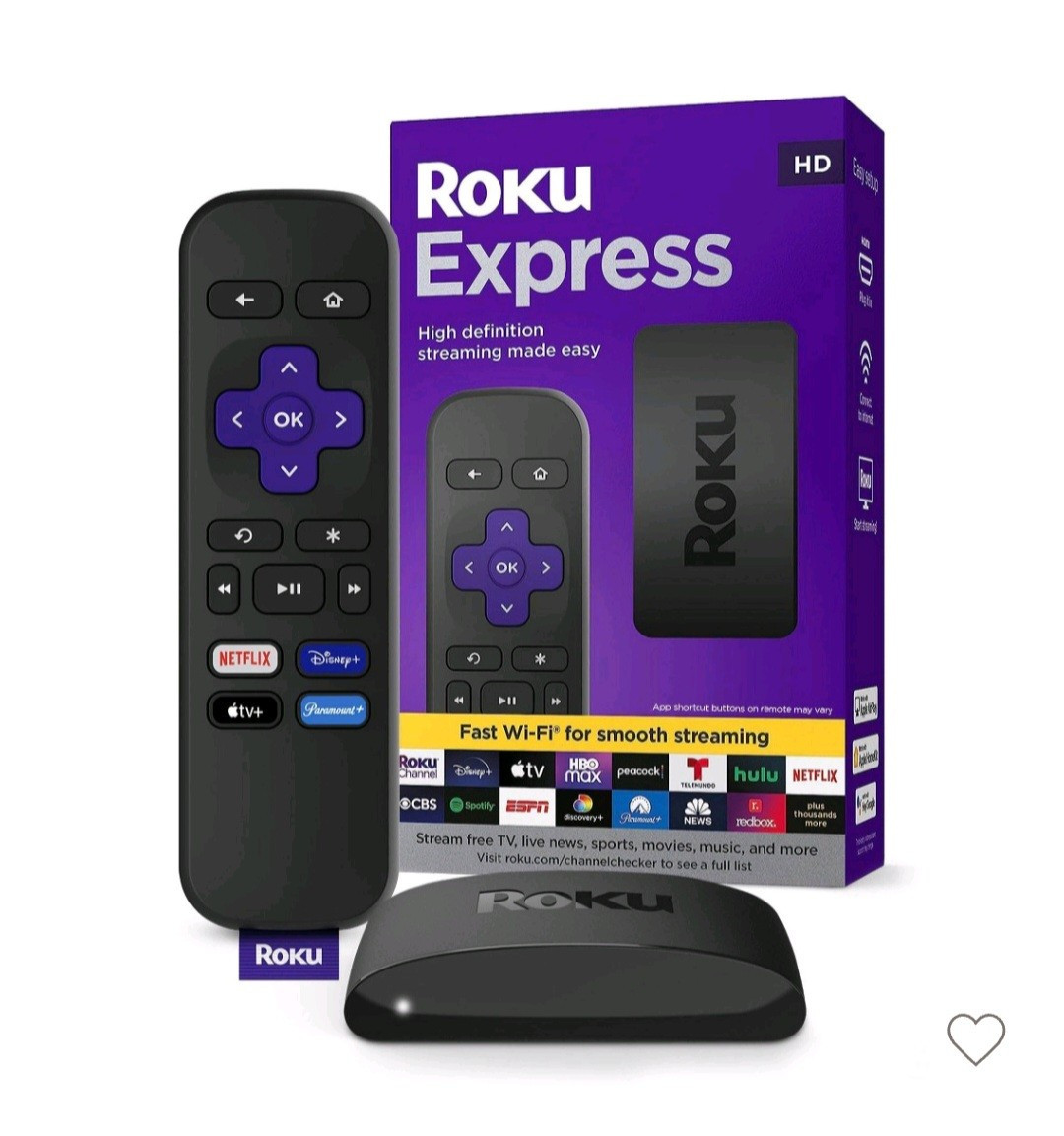 Roku Express Streaming Media Player 3930R NEW