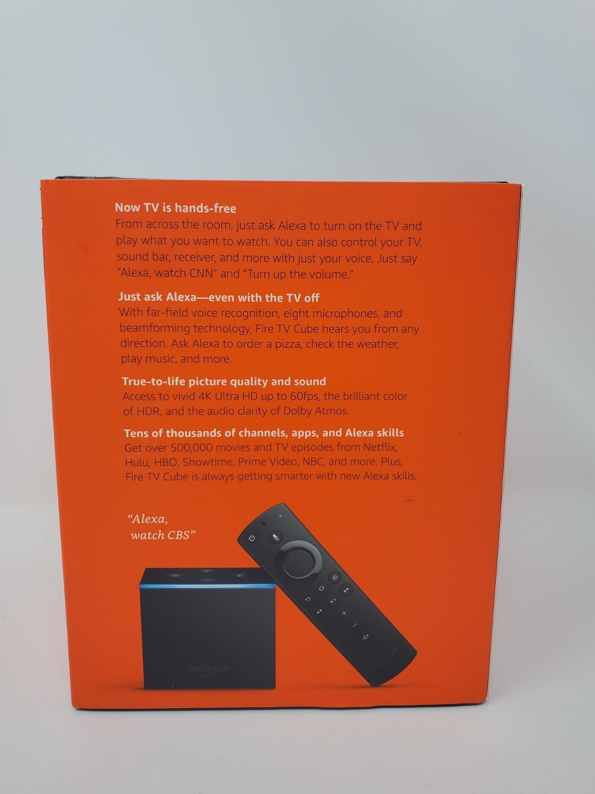 Amazon Fire TV Cube 1st Gen 4K Streaming Media Player Alexa Voice 2nd Gen Remote