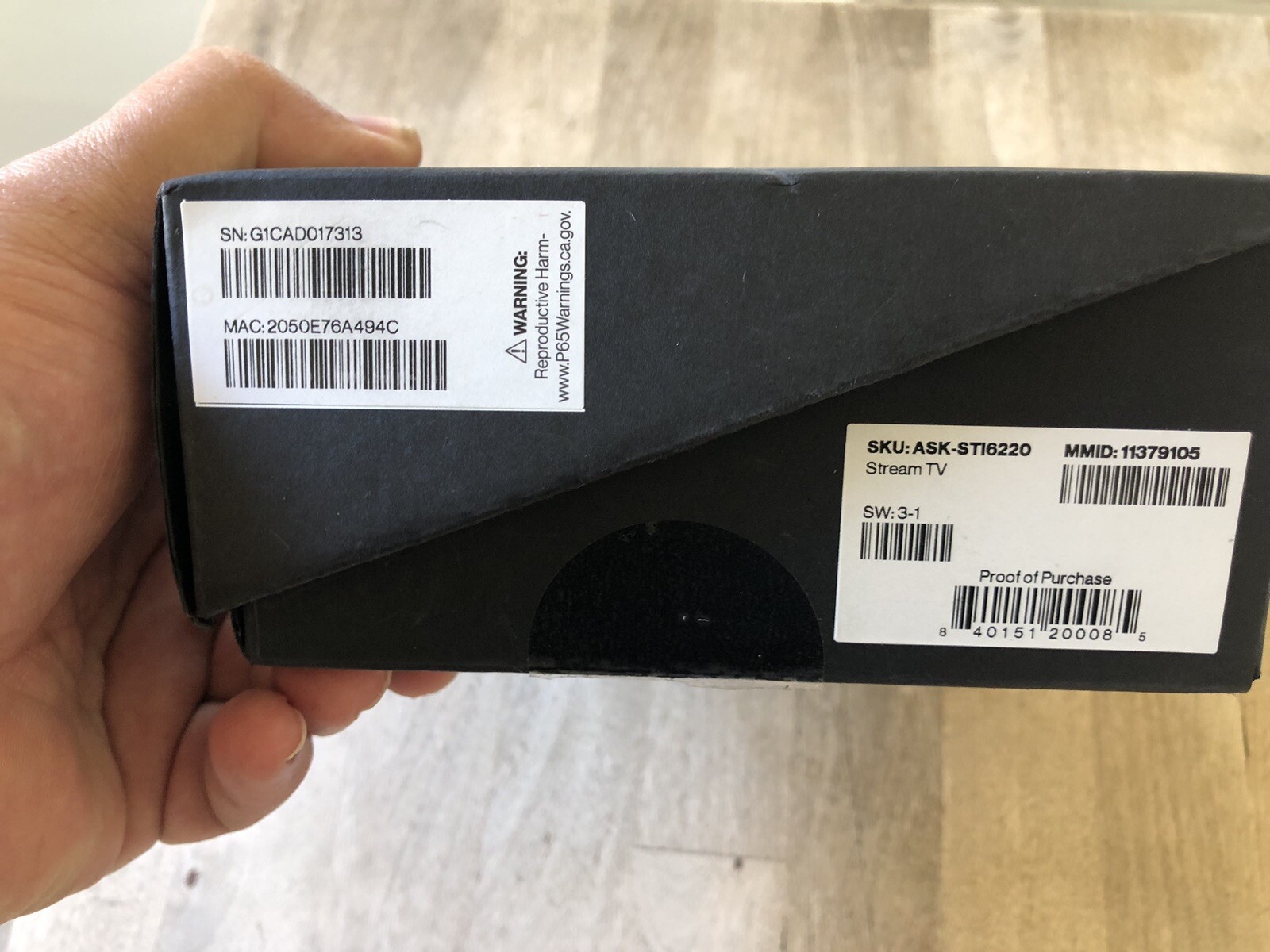 Verizon Stream TV – Black JS8V Brand New 