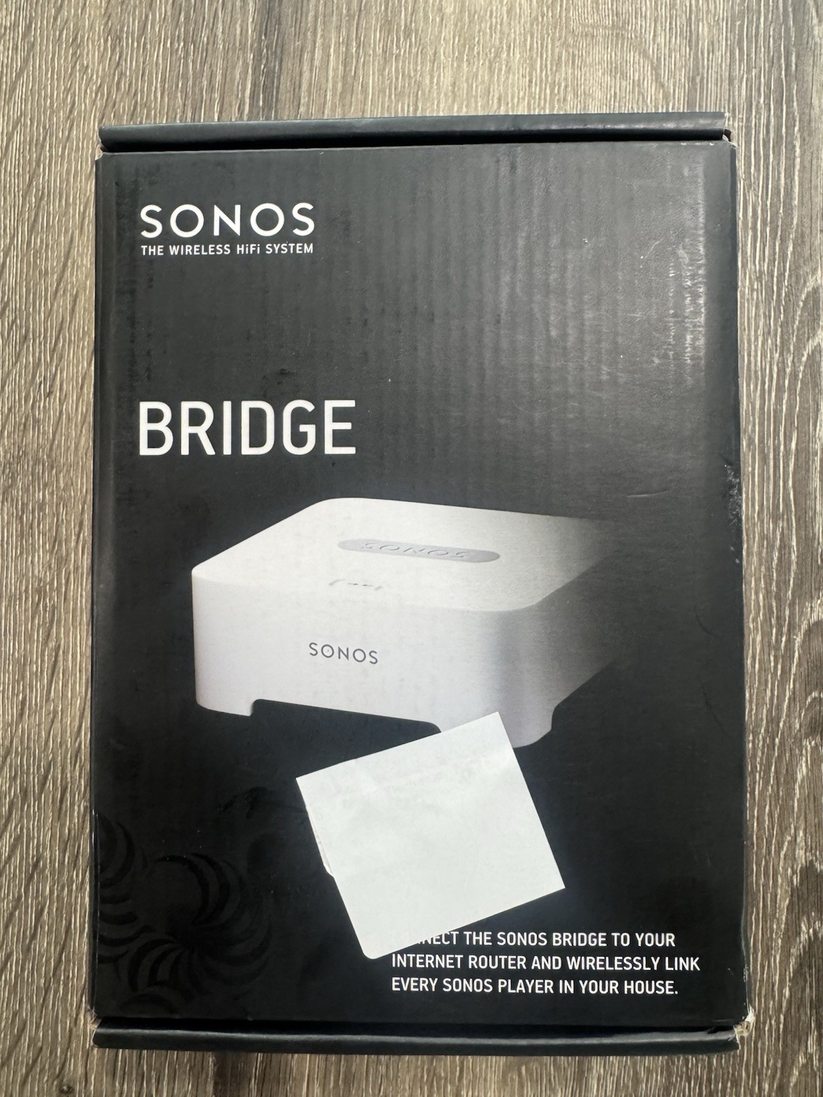 Sonos Bridge Wireless HiFi System BridgUS1 NEW- Open Box