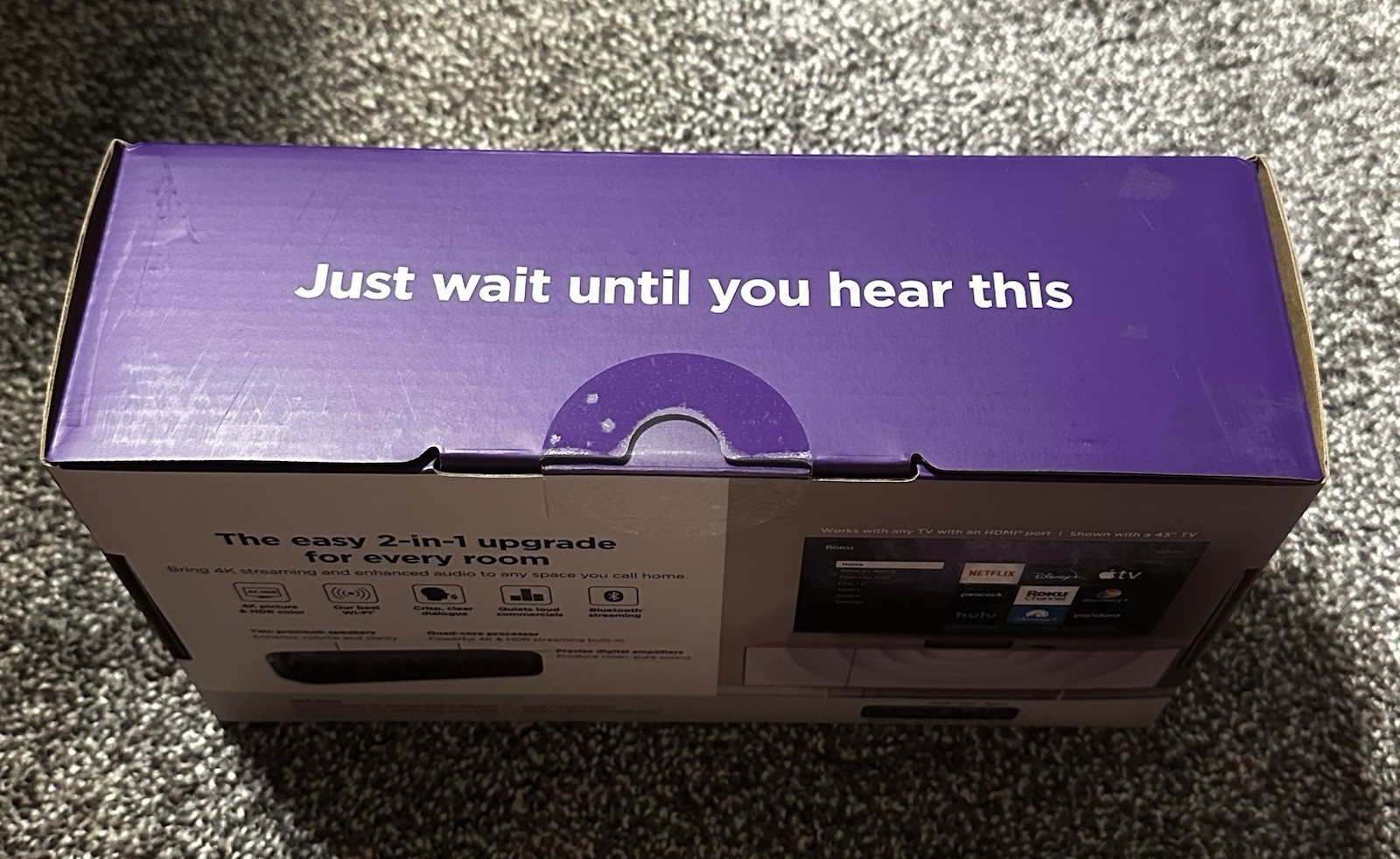 Roku Streambar SE Bluetooth Media Streamer HD/4K/HDR Black