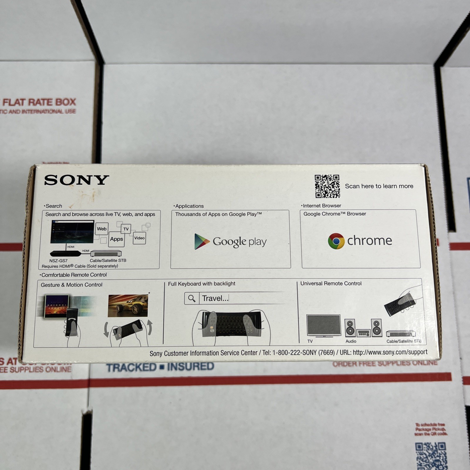 NEW Sony Internet TV Digital Media Streaming NSZ-GS7 – SAME DAY SHIP – WARRANTY