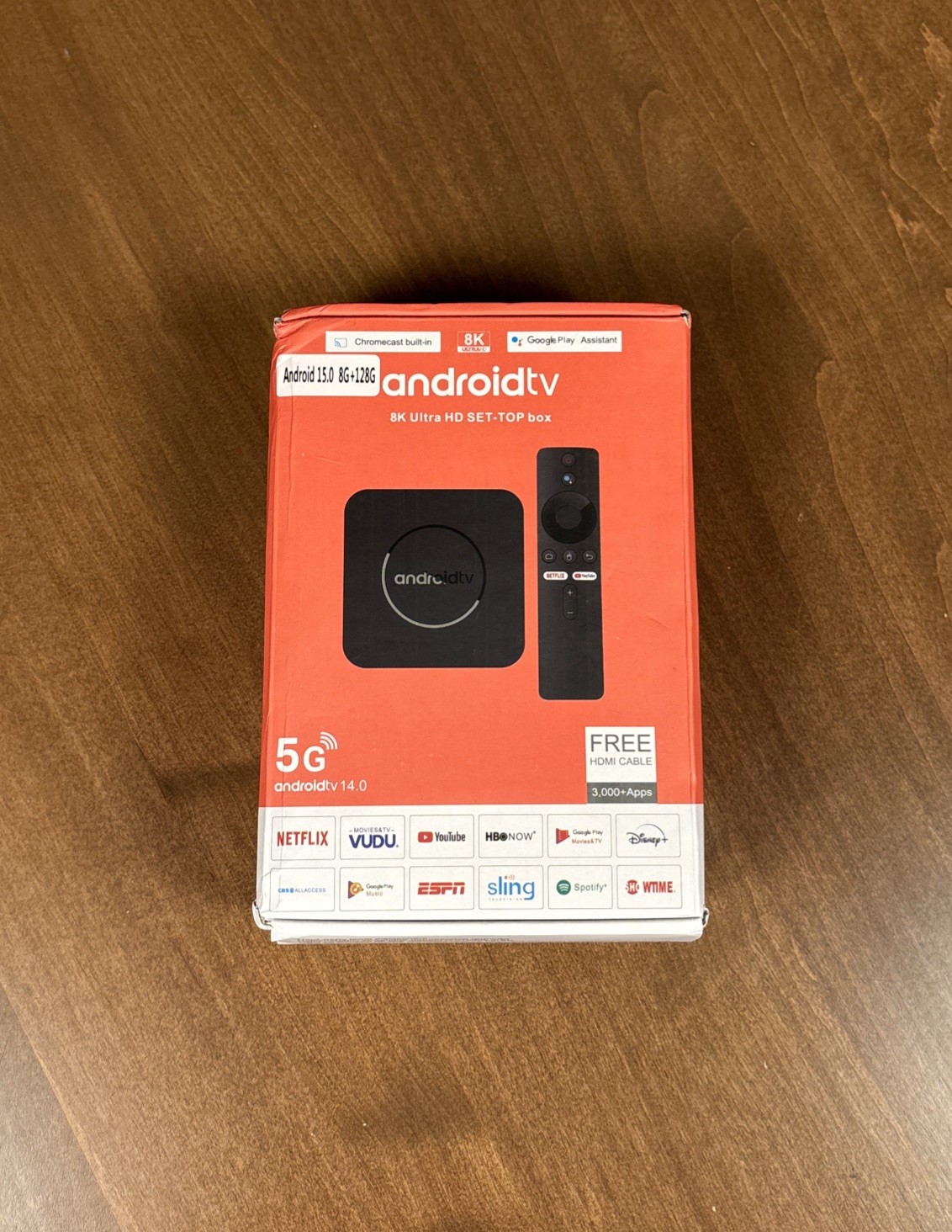 Smart TV Box Android 12.0 6K Ultra HD 2GB+16GB Allwinner Dolby Audio