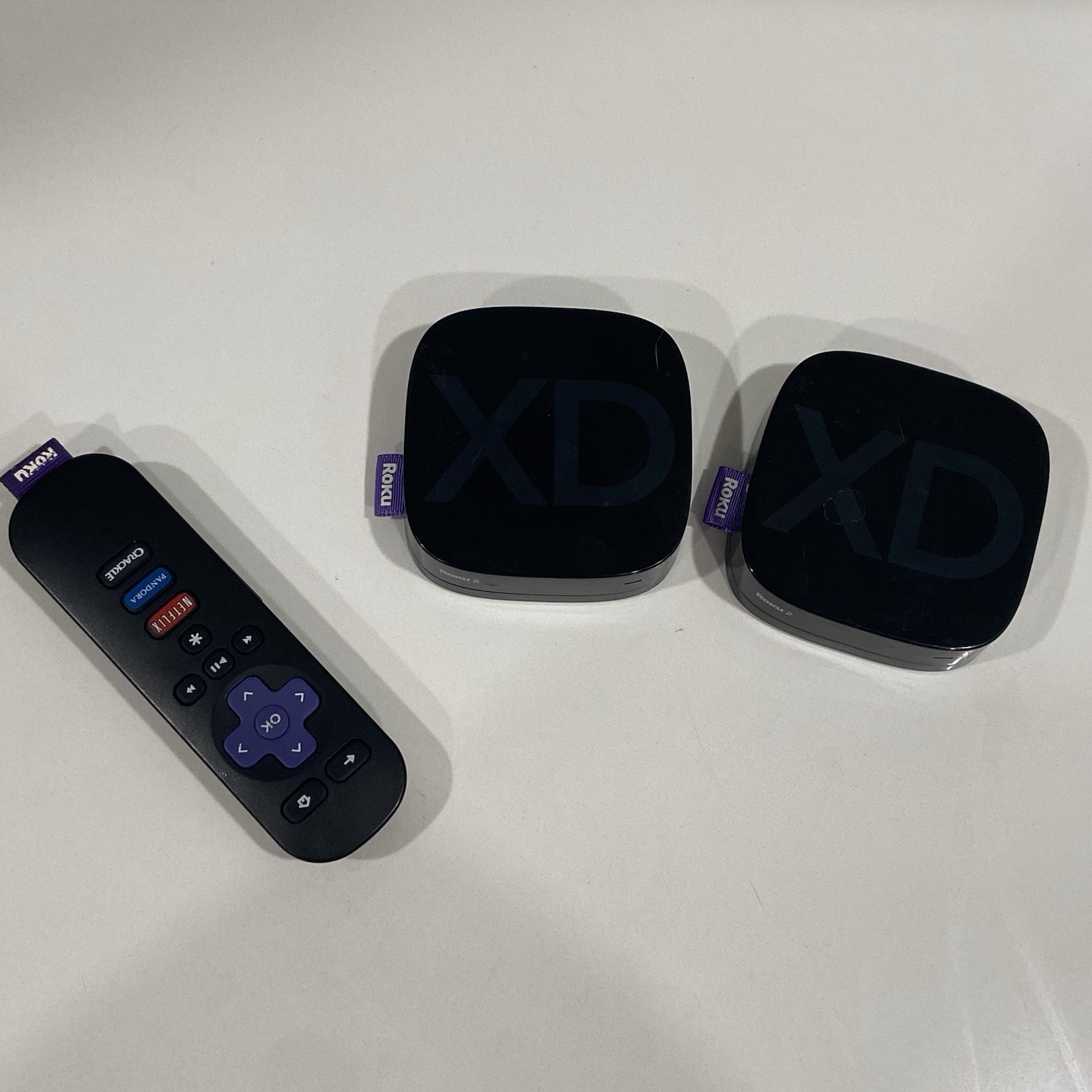Bundle of Two Roku 2 3050X Streaming Devices with Remote – Untested for Parts