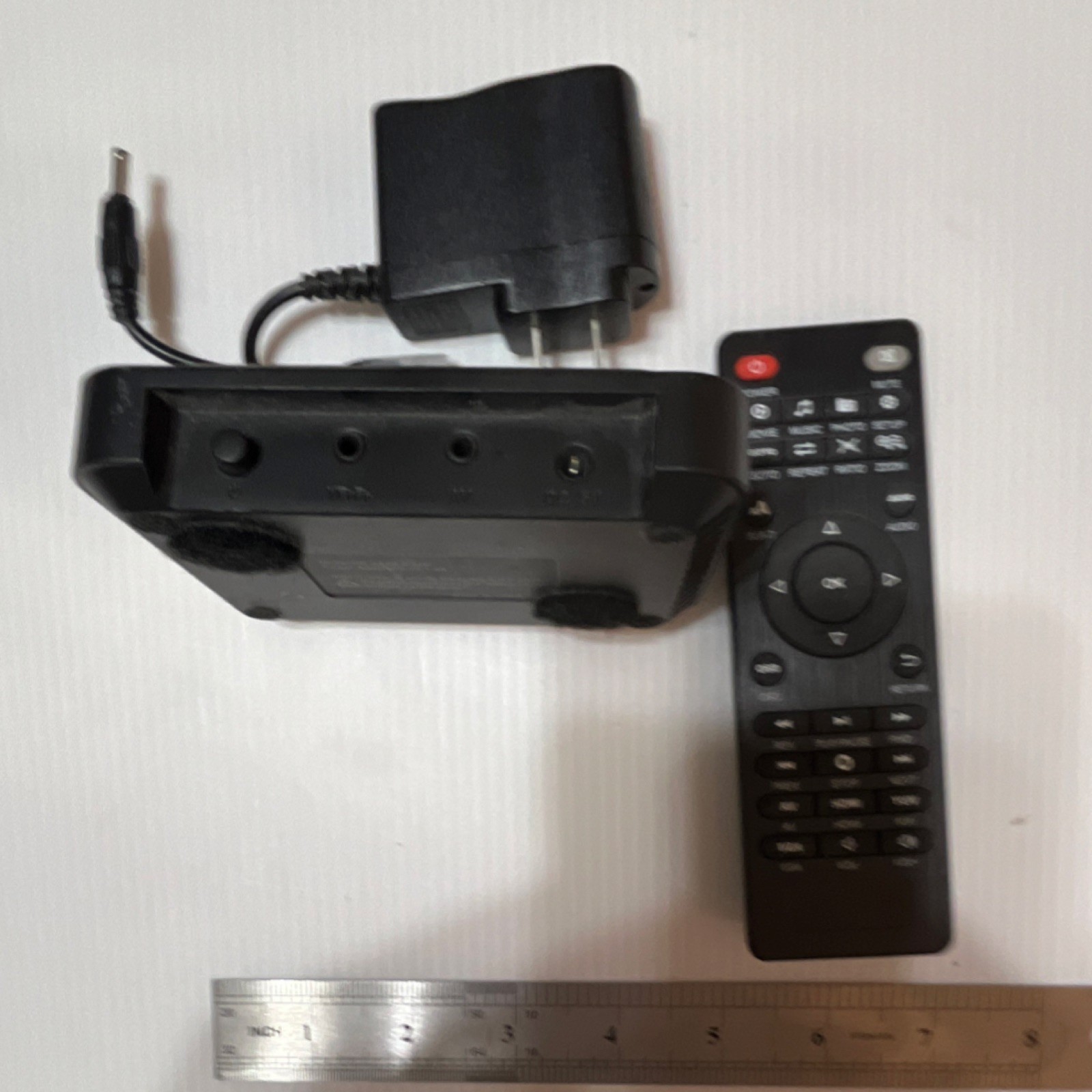 Full HD Media Player 1080P Box, HDMI USB SD/MMC, Remote, Black