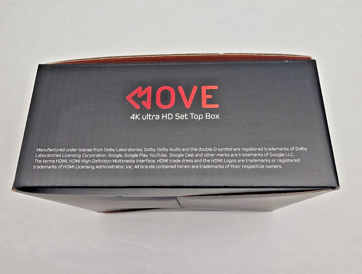 MOVE 4k ultra hd set top box move.tv, New-Free Shipping