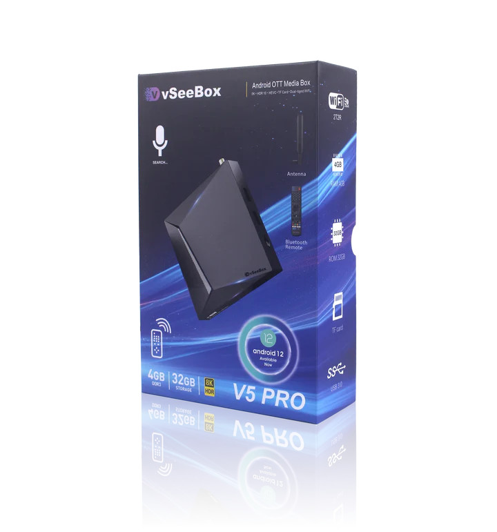 VSeeBox V5 Pro 2025 Newest Version Satellite Receivers Streaming Media Player