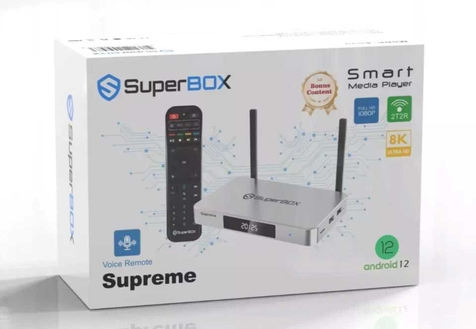 SuperBox Supreme TV Box Media Player – super fast shipping from trusted seller