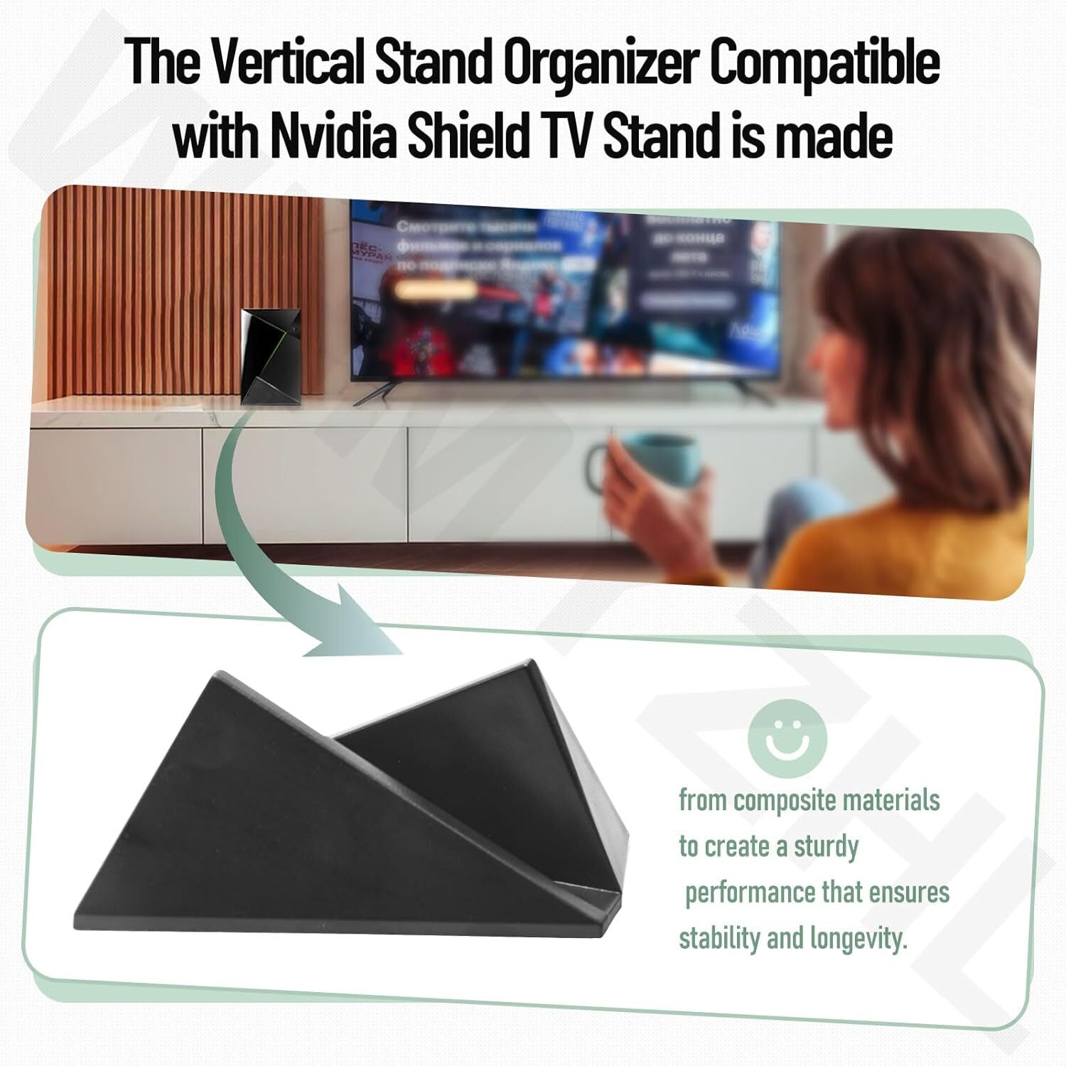 Vertical Stand Organizer Compatible with Nvidia Shield Android TV (2017 &…