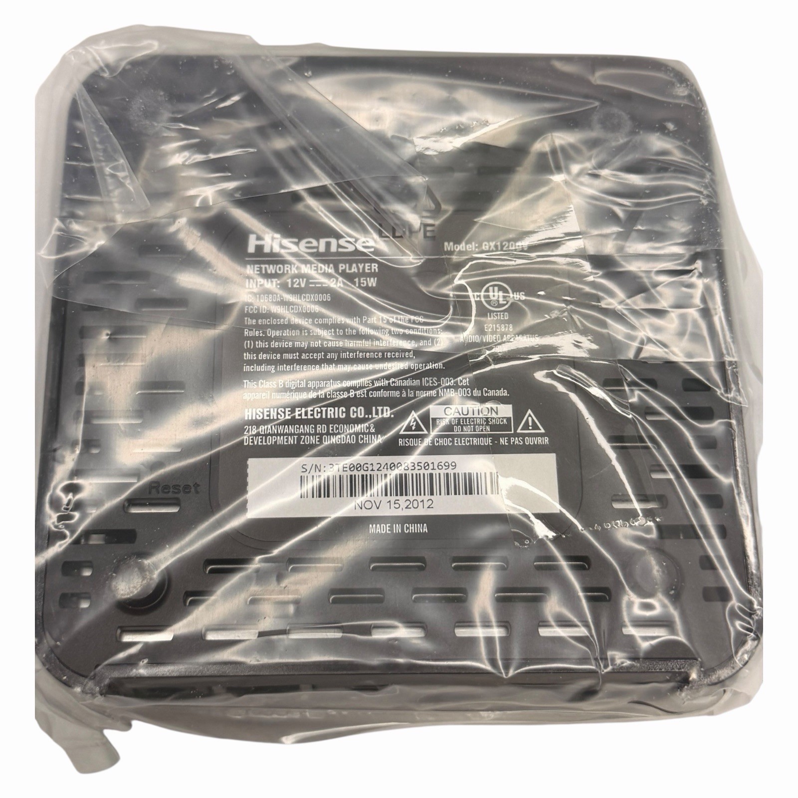 Hisense Pulse with Google TV HD Media Player Brand New In Open Box