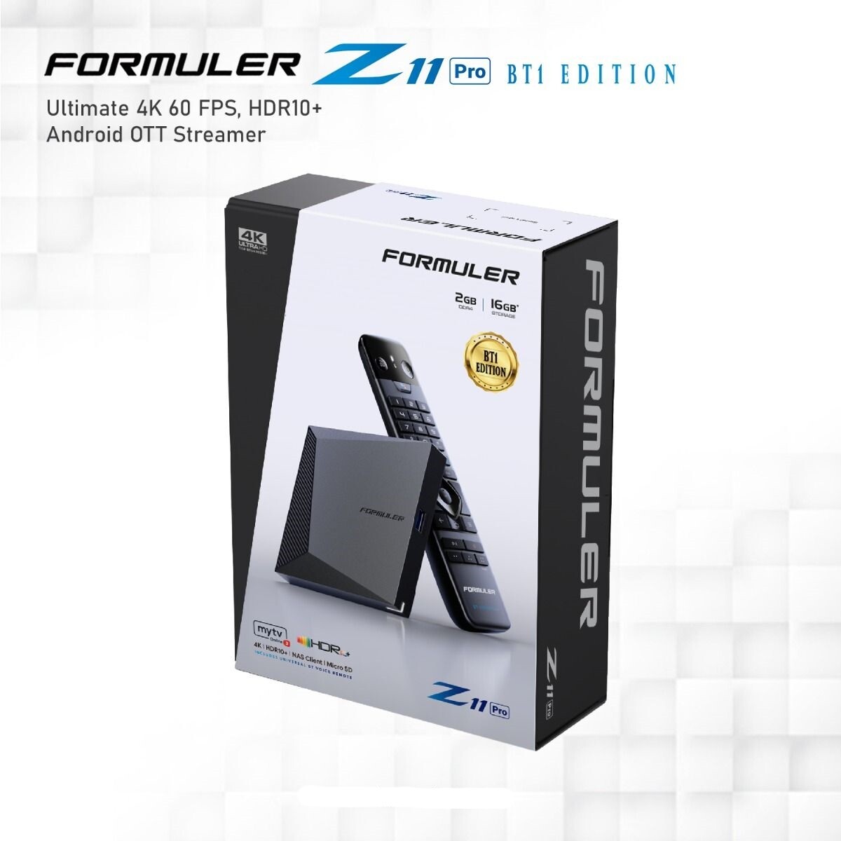New Formuler Z11 Pro BT1 Android 11 Duo Band 5G wifi 2GB 16G 4K Bluetooth Remote