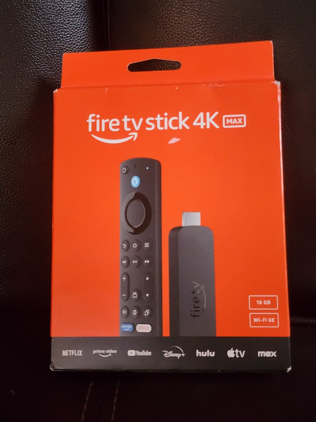 New AMAZON FIRE TV Stick 4K MAX WiFi 6E 2.0 GHz 16GB ALEXA Voice Remote Enhanced