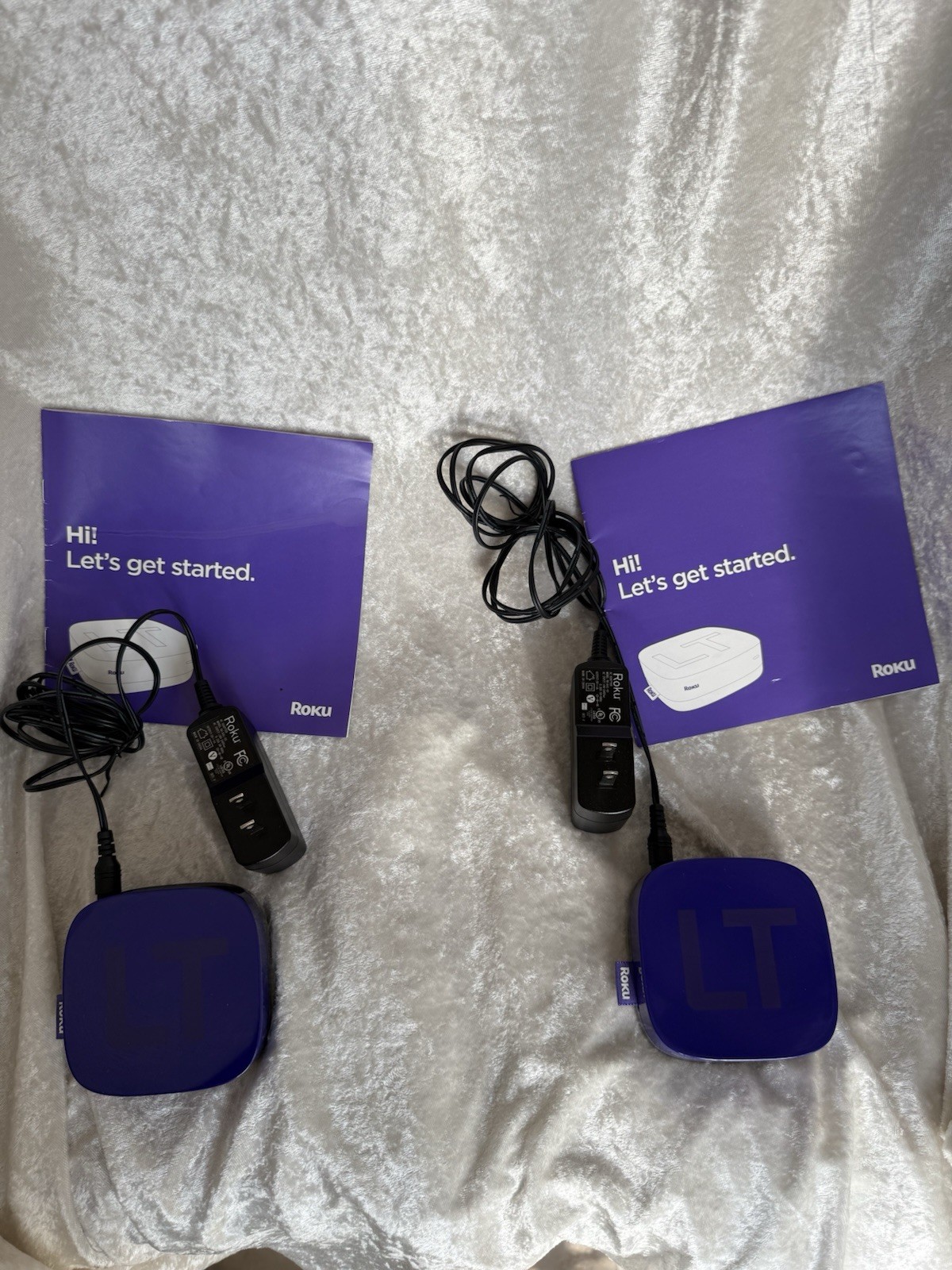 Roku LT (2nd Gen) Media Streamer 2400X NO REMOTE Purple – TESTED- 2 Counts