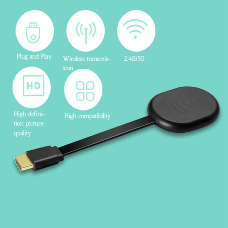 Wireless WiFi Display Dongle Receiver Airplay Miracast DLNA TV Stick for iPhone,