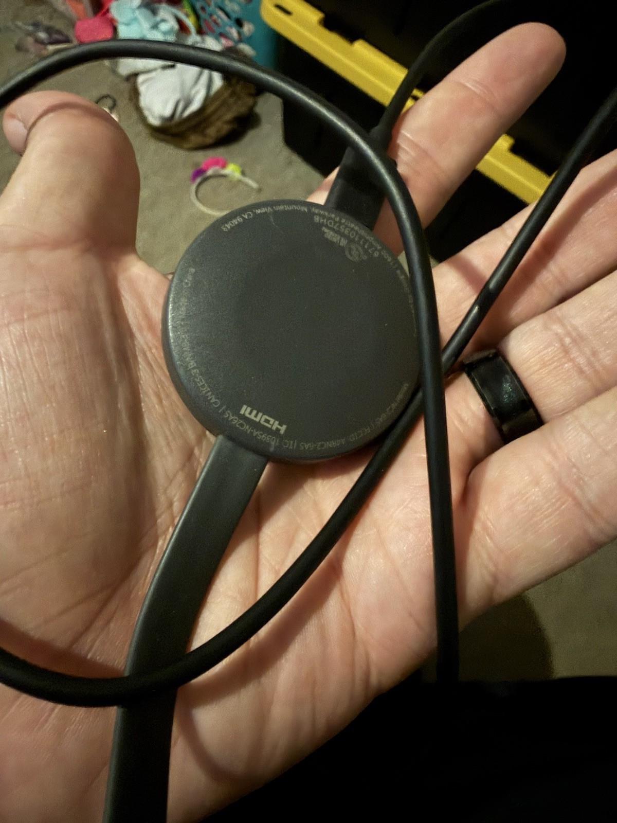 Google Chromecast 3rd Gen NC2-6A5 1080p HDMI Media Streamer w/ Cable