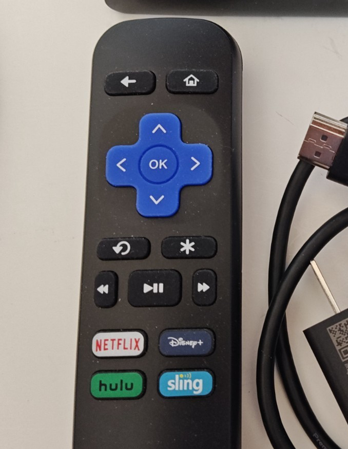 Roku Express 4K Plus 3941X2 Media Streaming Device Cable And Remote
