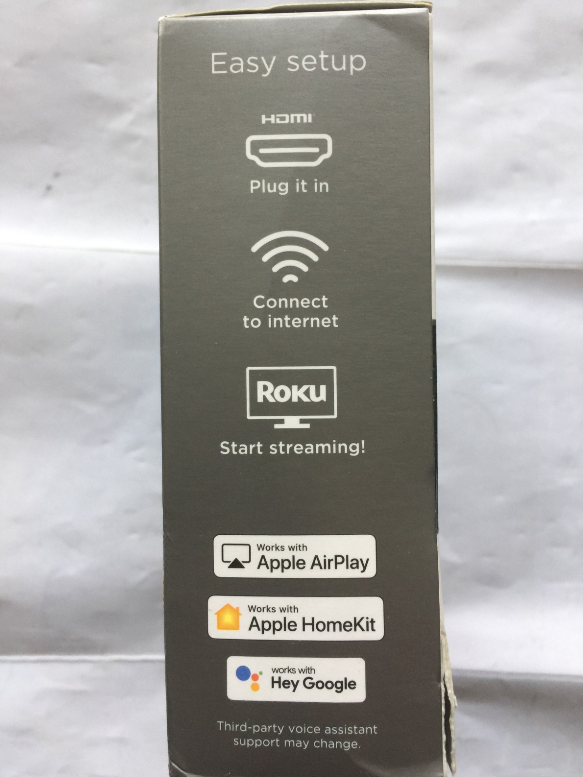 Roku Streaming Stick+ 4K/HDR Device, Voice Remote with TV Controls, 3810R