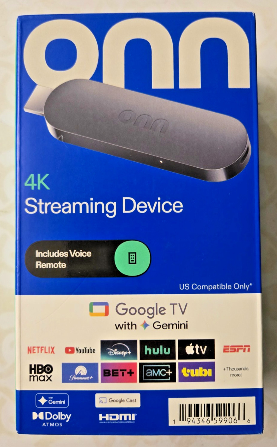 onn 4K Plus Streaming Device, Google TV – Ultra-fast THE OG!!