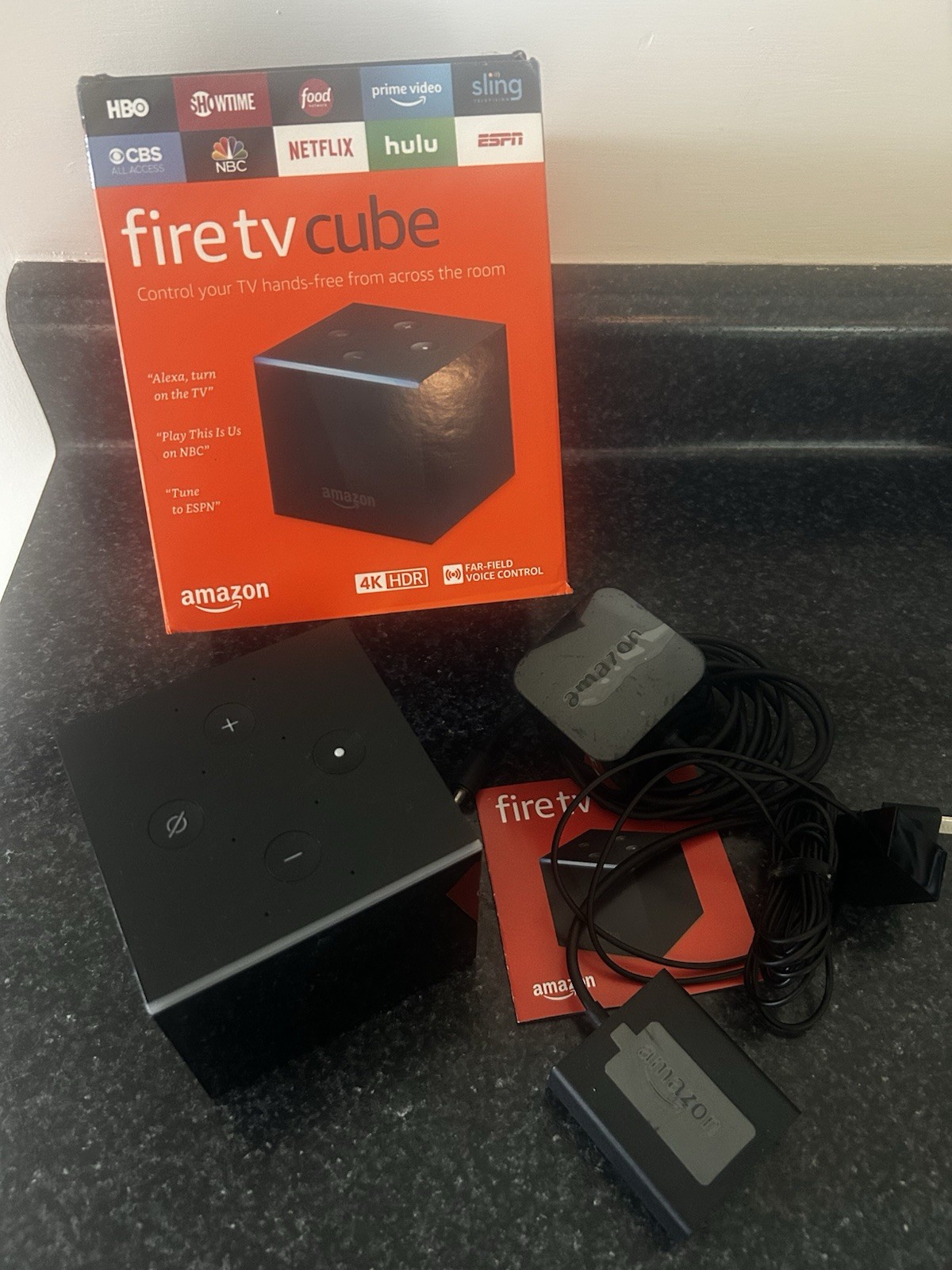 Amazon Fire TV Cube 2nd Gen A78V3N 4K HDR Streaming Media Player ~ No Remote
