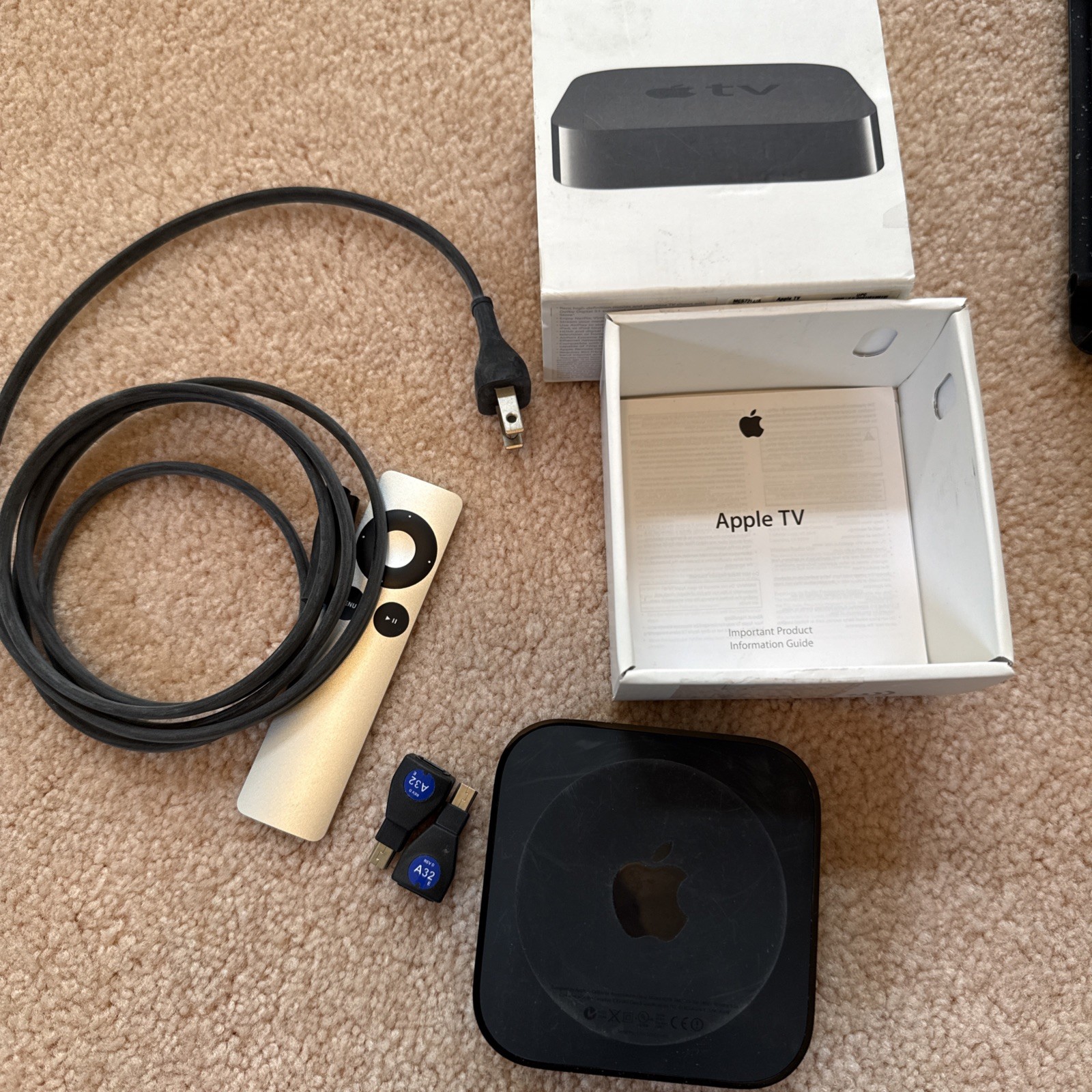 Apple TV 2 2nd Generation A1378 MC572LL/A Streaming Media Player Good